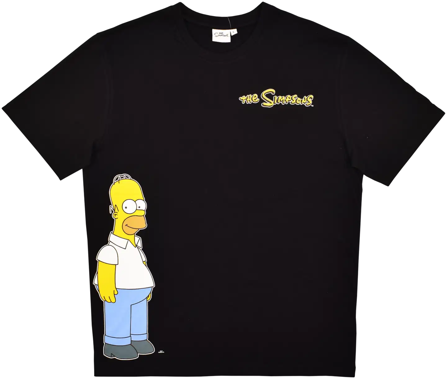 Simpsons miesten printti T-paita SJM-SIMP-2 - Musta