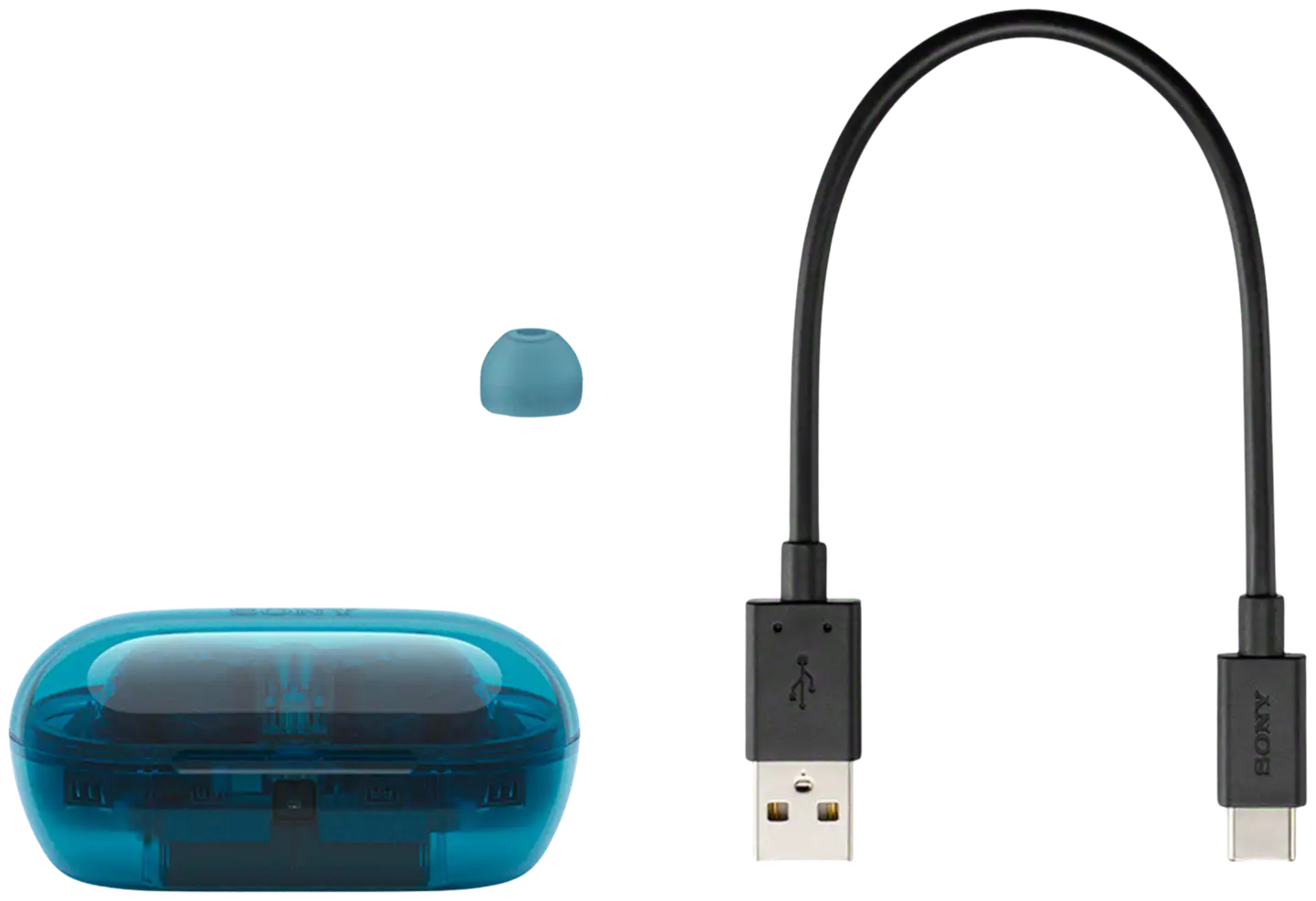 Sony langattomat vastamelunappikuulokkeet WF-C710NL sininen - 11