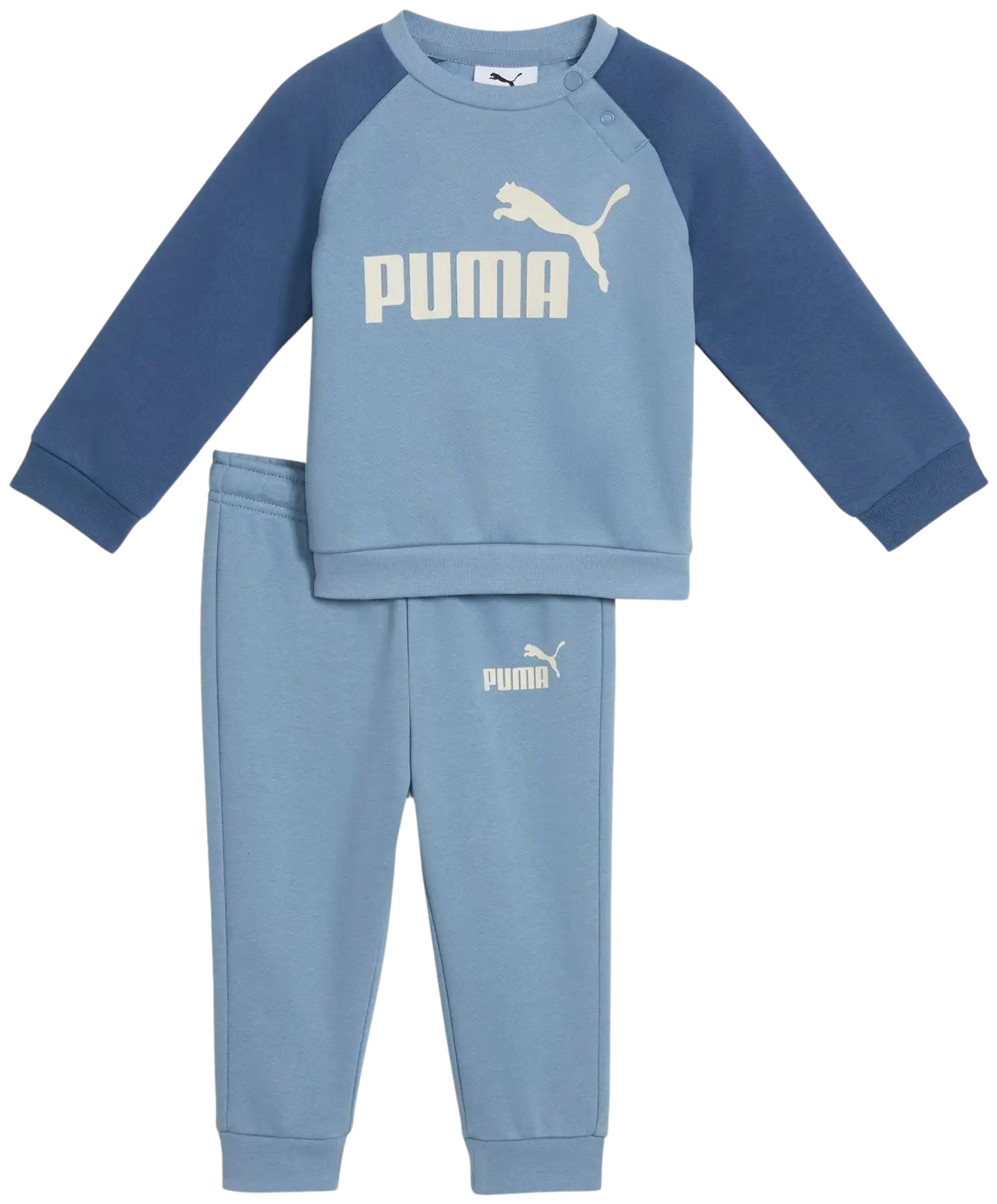 Puma lasten collegesetti Minicats Ess Raglan FL - Cool blue