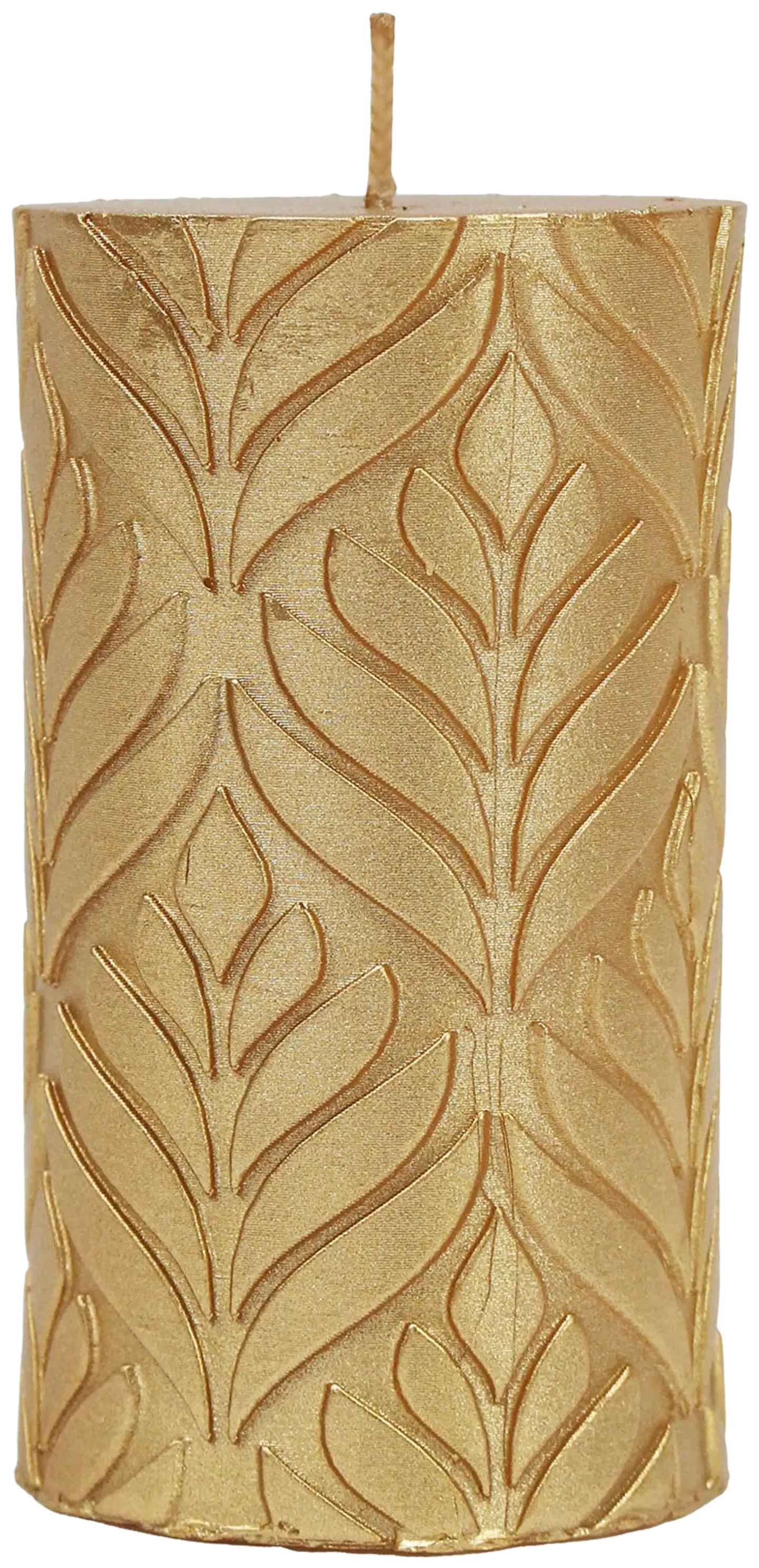 Kynttilä mehikasvi  6x10 cm, kulta