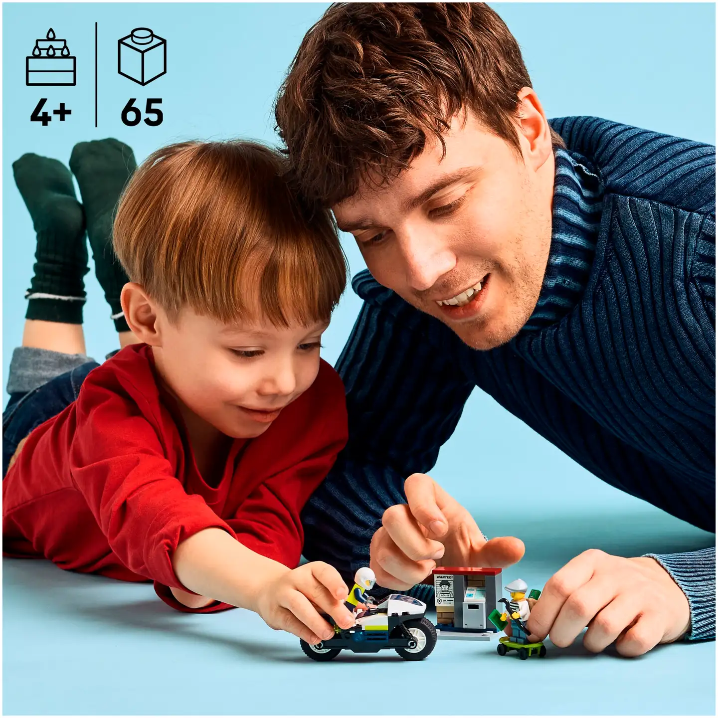 LEGO® City Police 60455 Takaa-ajo poliisimoottoripyörällä - 9