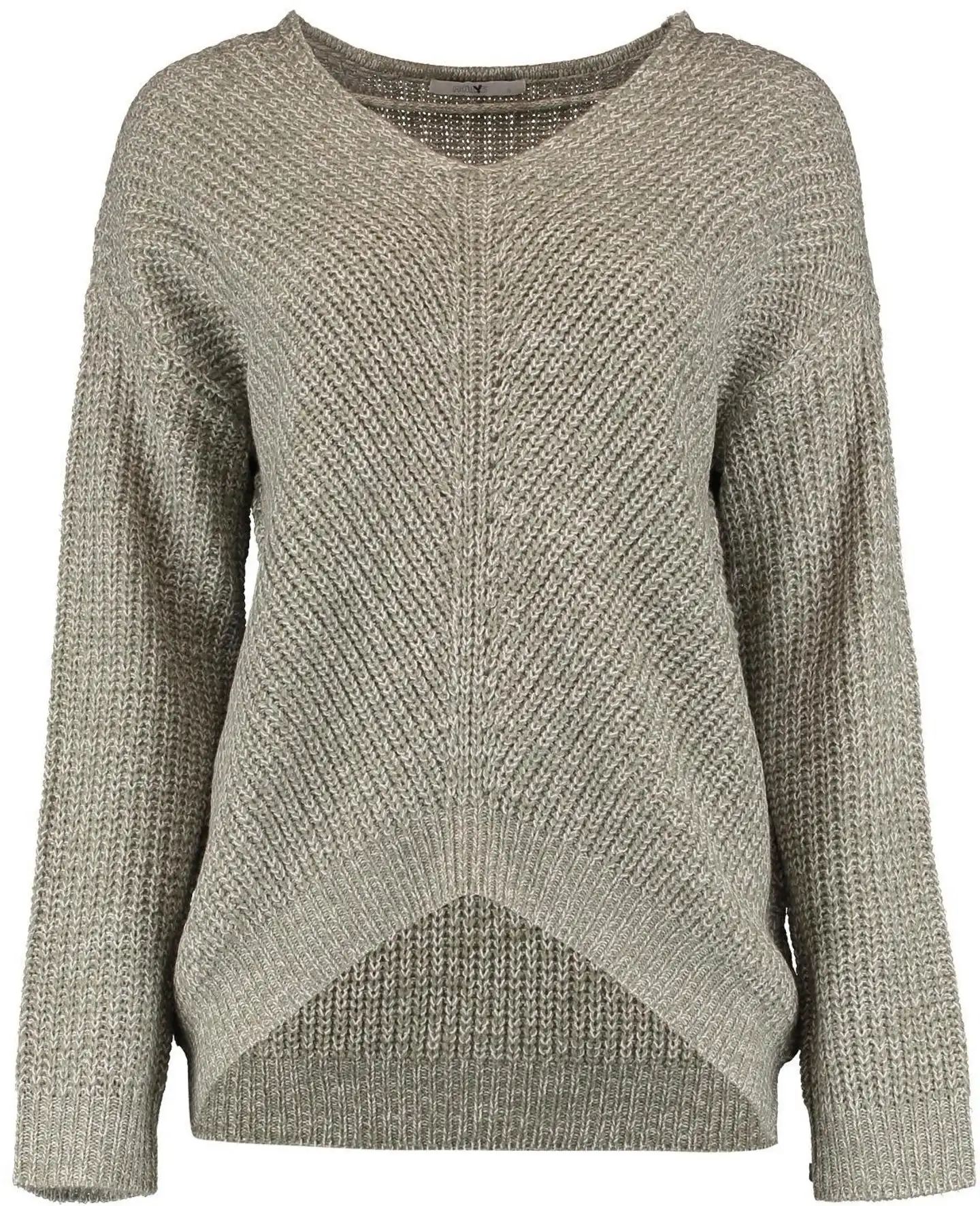 Hailys naisten neule pi44pa ykk-po2811038-1 - khaki marl - 1