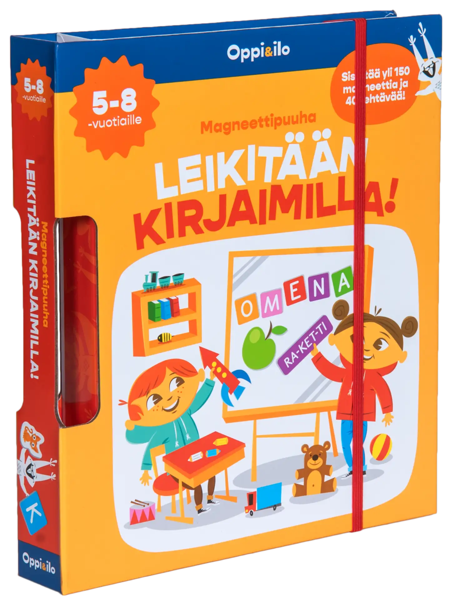 Oppi&ilo Magneettipuuha Leikitään kirjaimilla 5-8 v - 2