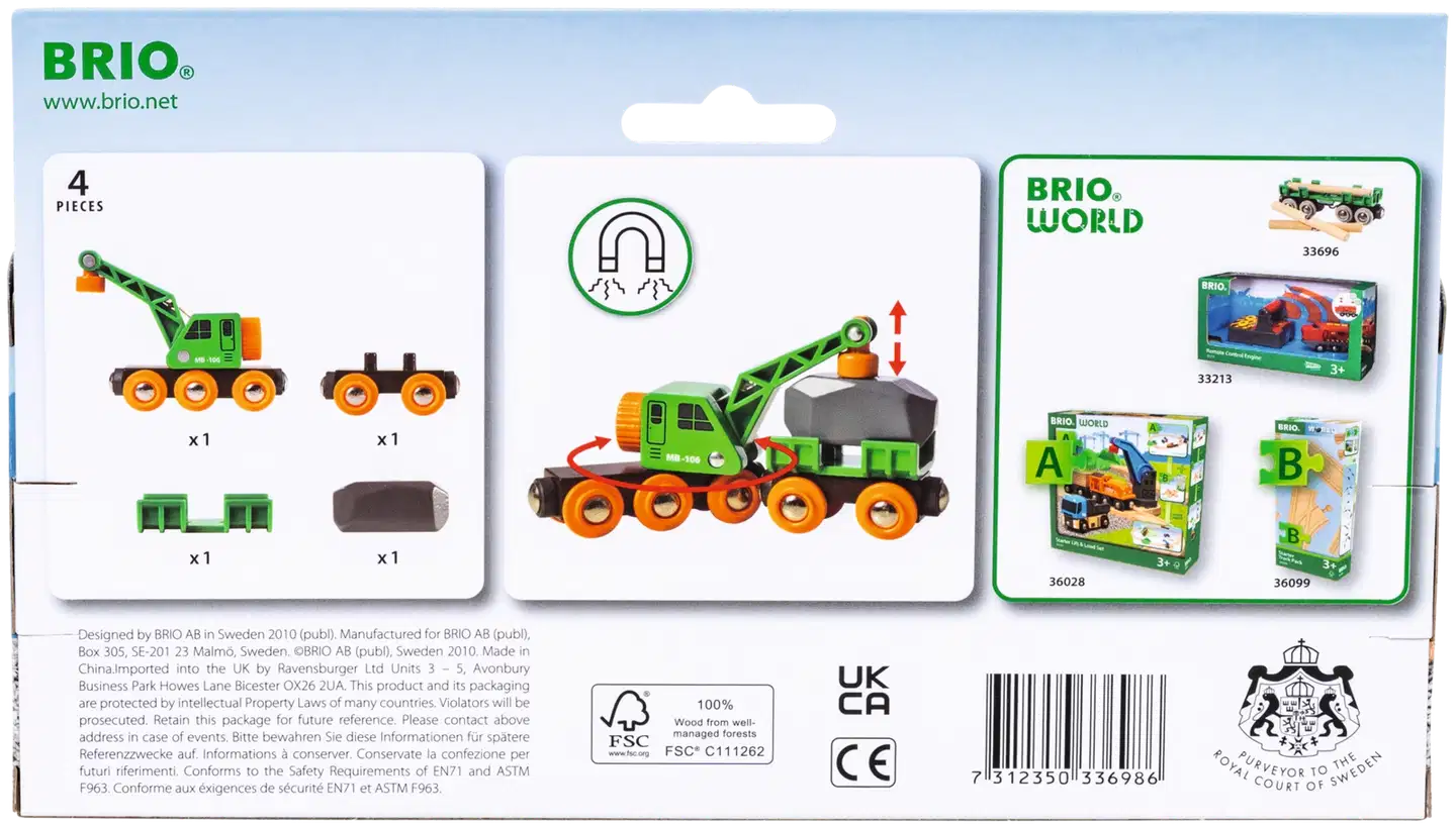 BRIO Nosturivaunu - 4