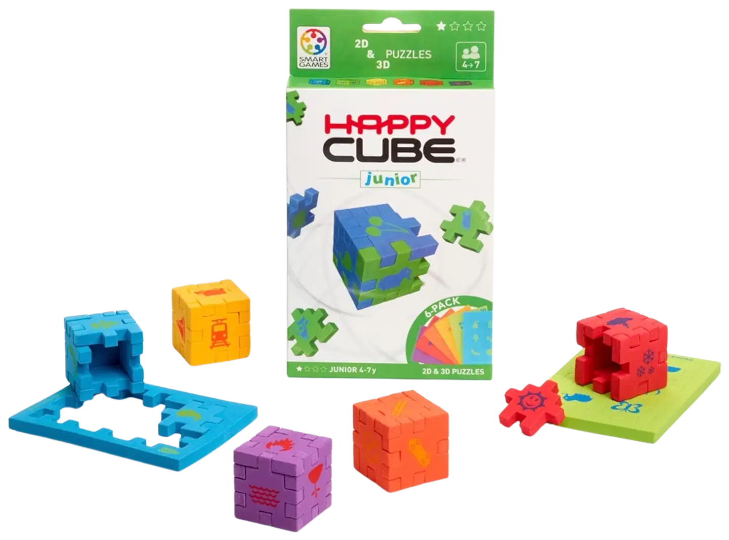 Happy Cube Pulmakuutio junior 6-pack - 1