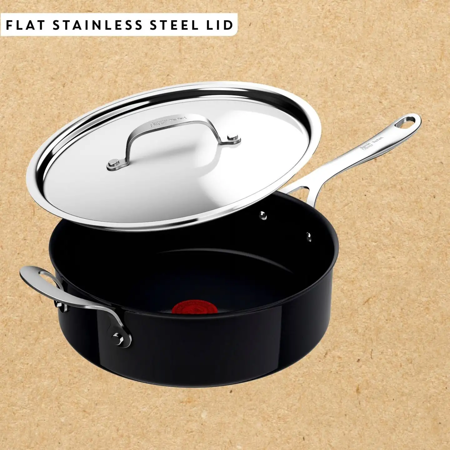 Tefal Jamie Oliver Enjoy paistokasari 26 cm kannella C4713335 - 5