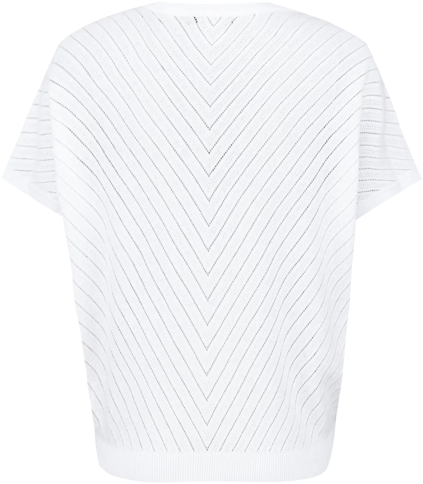 House naisten lyhythihainen neule 213H261402 - Bright white - 2