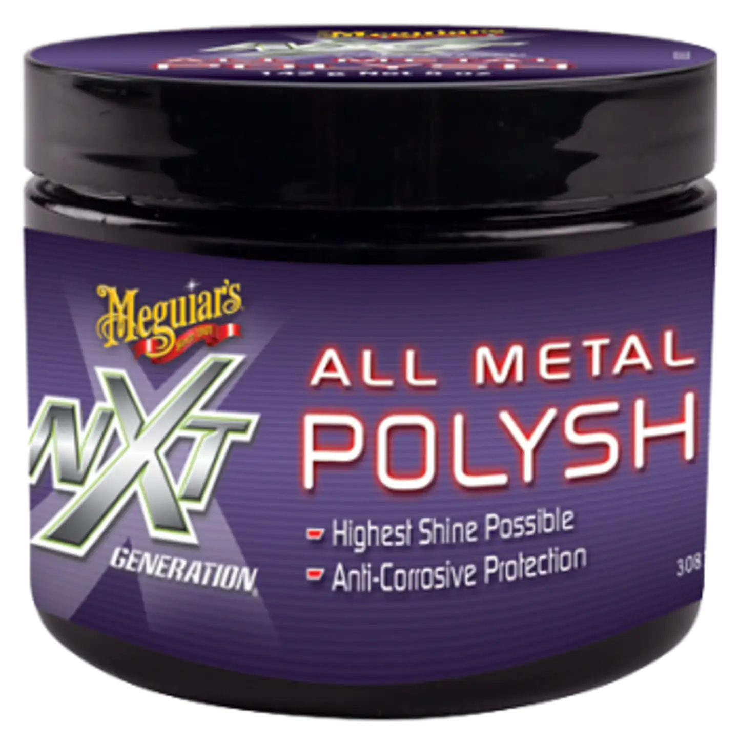 Meguiars All Metal Polish metallinkiillotusaine joka sisältää hapettumissuojan kiillotetulle pinnalle