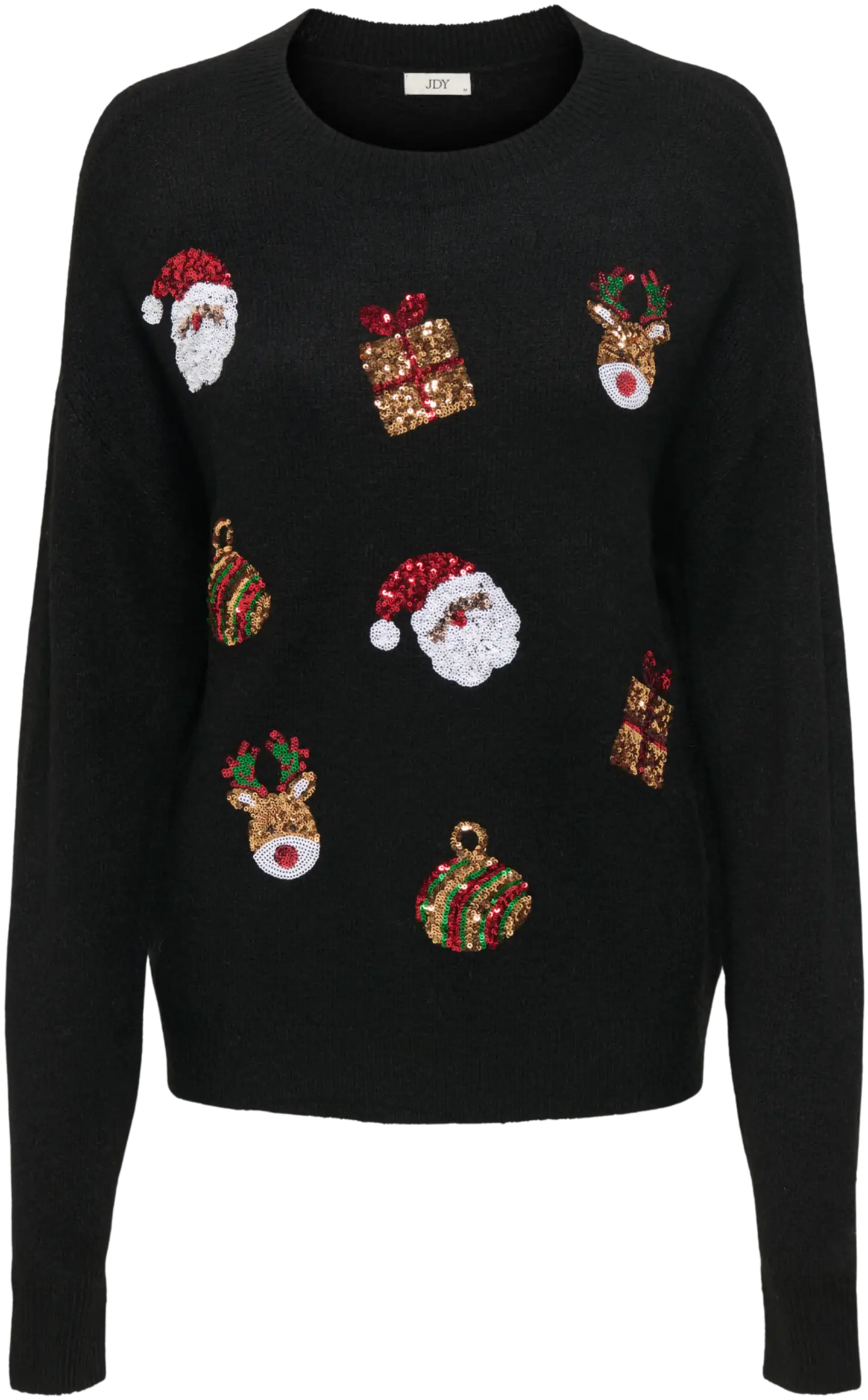 JDY naisten jouluneule Jdysanta - BLACK - 1