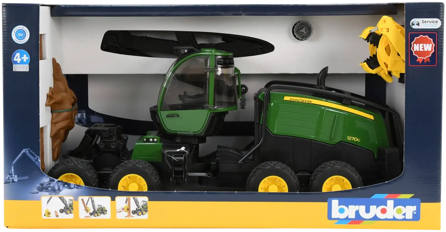 Bruder John Deere 1270G harvesteri tukilla - 2