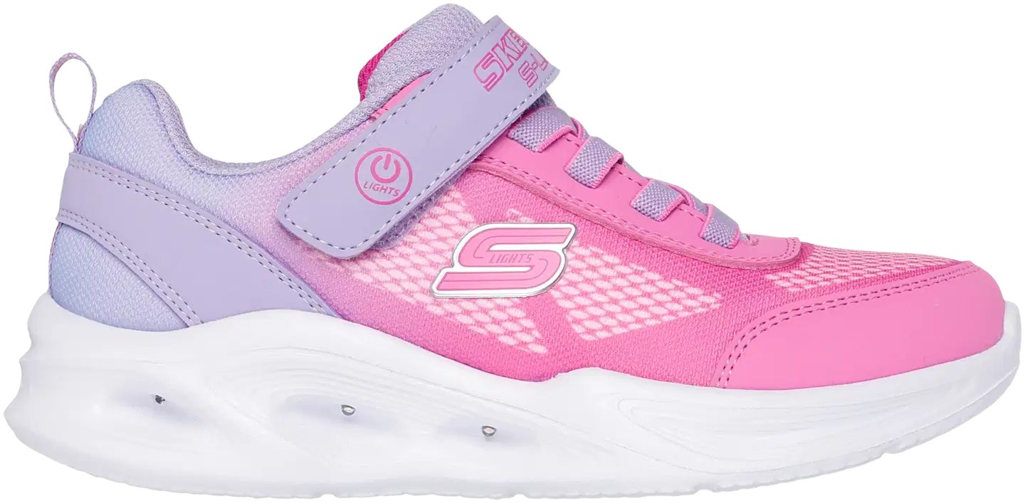Skechers lasten vilkkulenkkari Sola Glow Ombre Deluxe - PINK/LAVENDER - 3