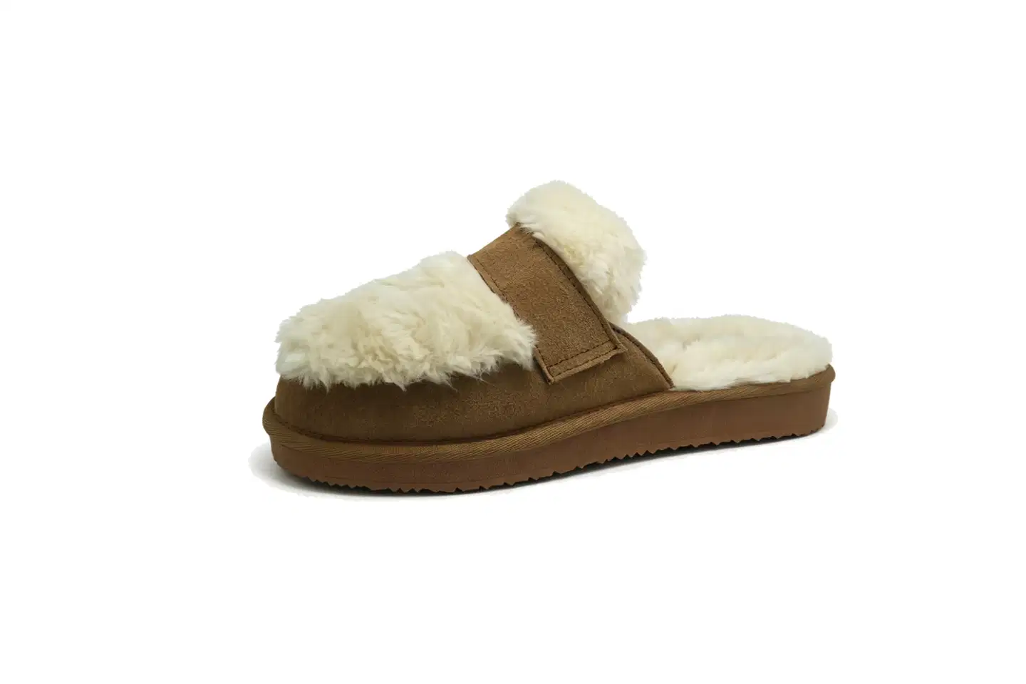 WKLY. naisten mokkatohvelit Tara - Camel/off white - 2