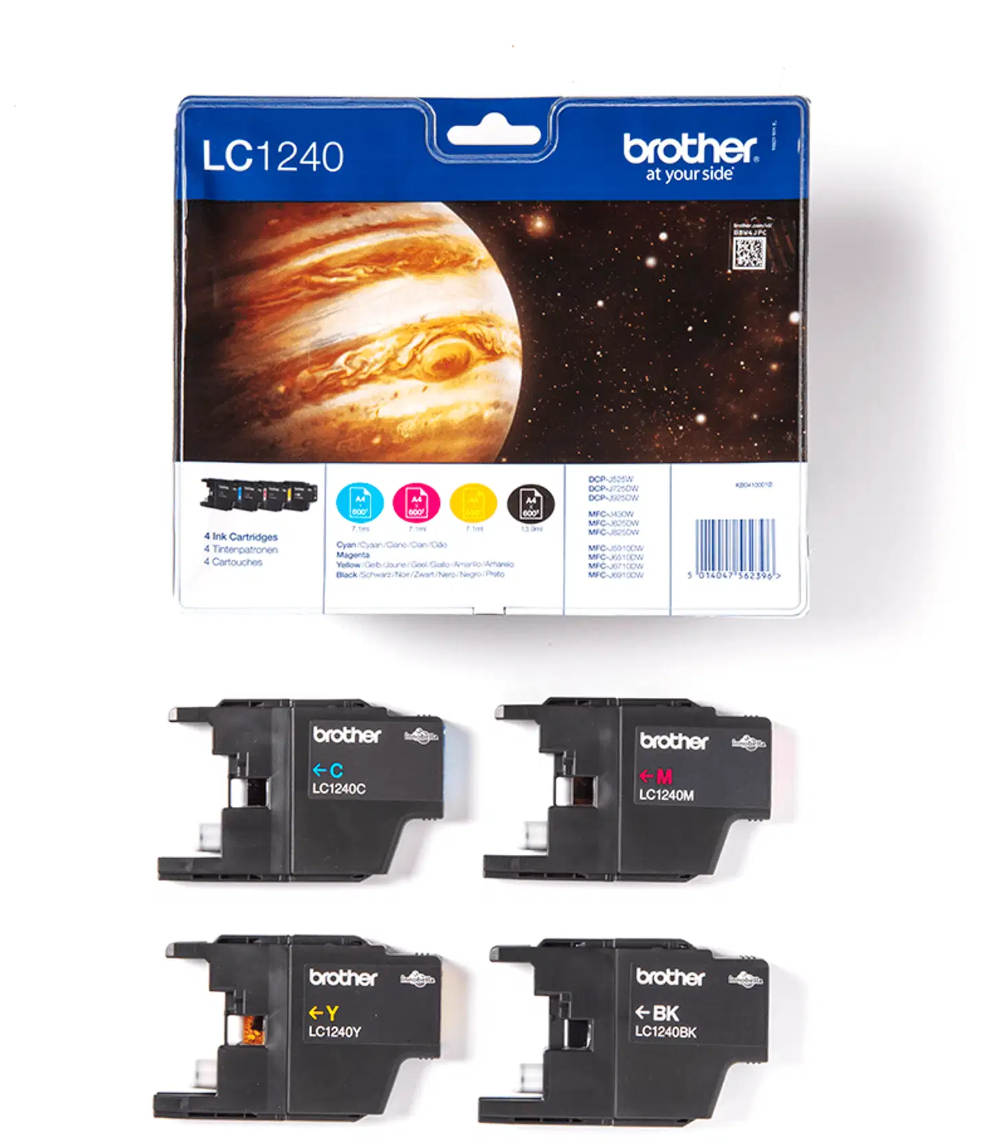 Brother mustepatruuna LC-1240 BK/C/M/Y - 3