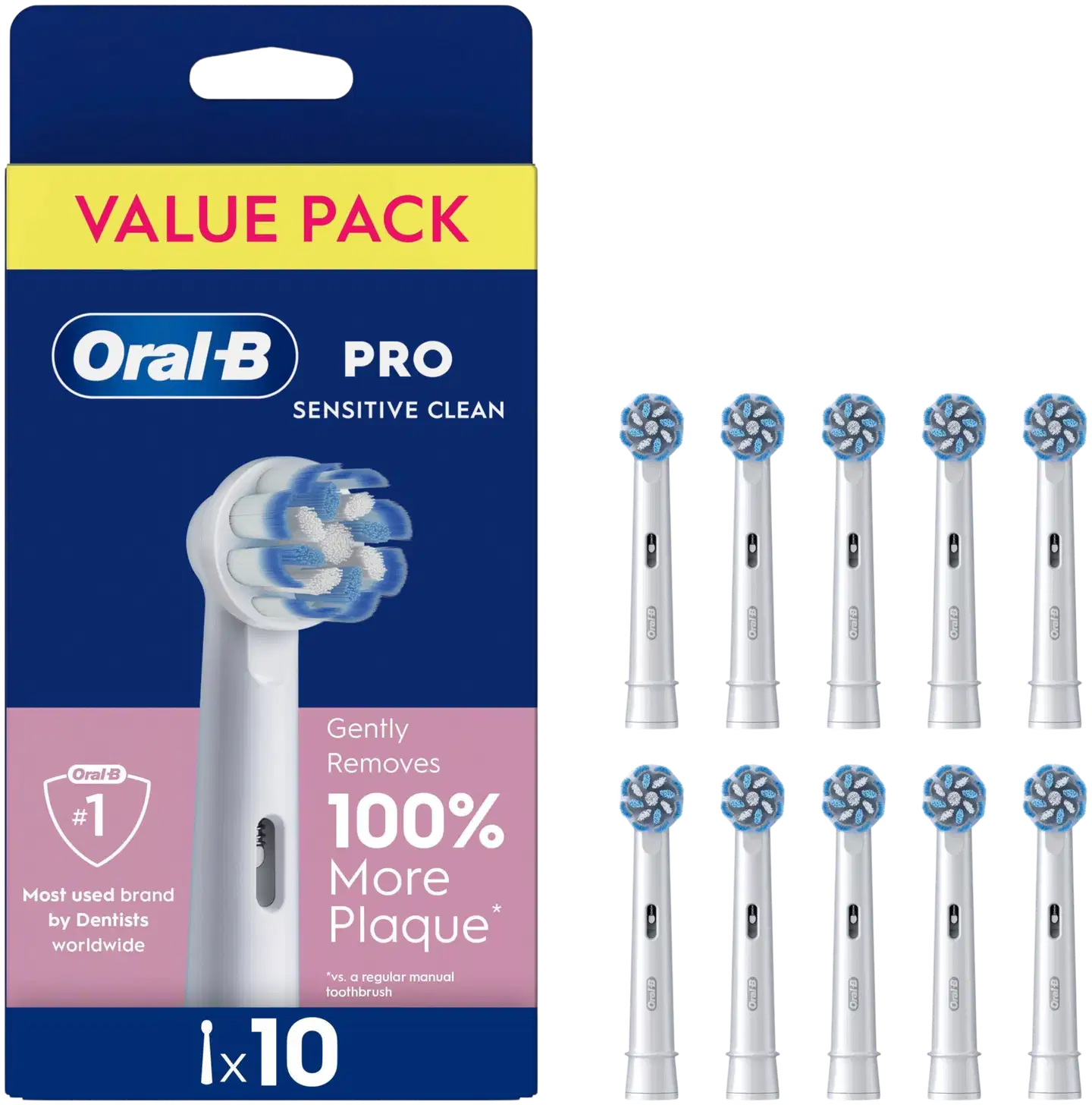 Oral-B Pro Sensitive Clean vaihtoharja 10kpl - 1