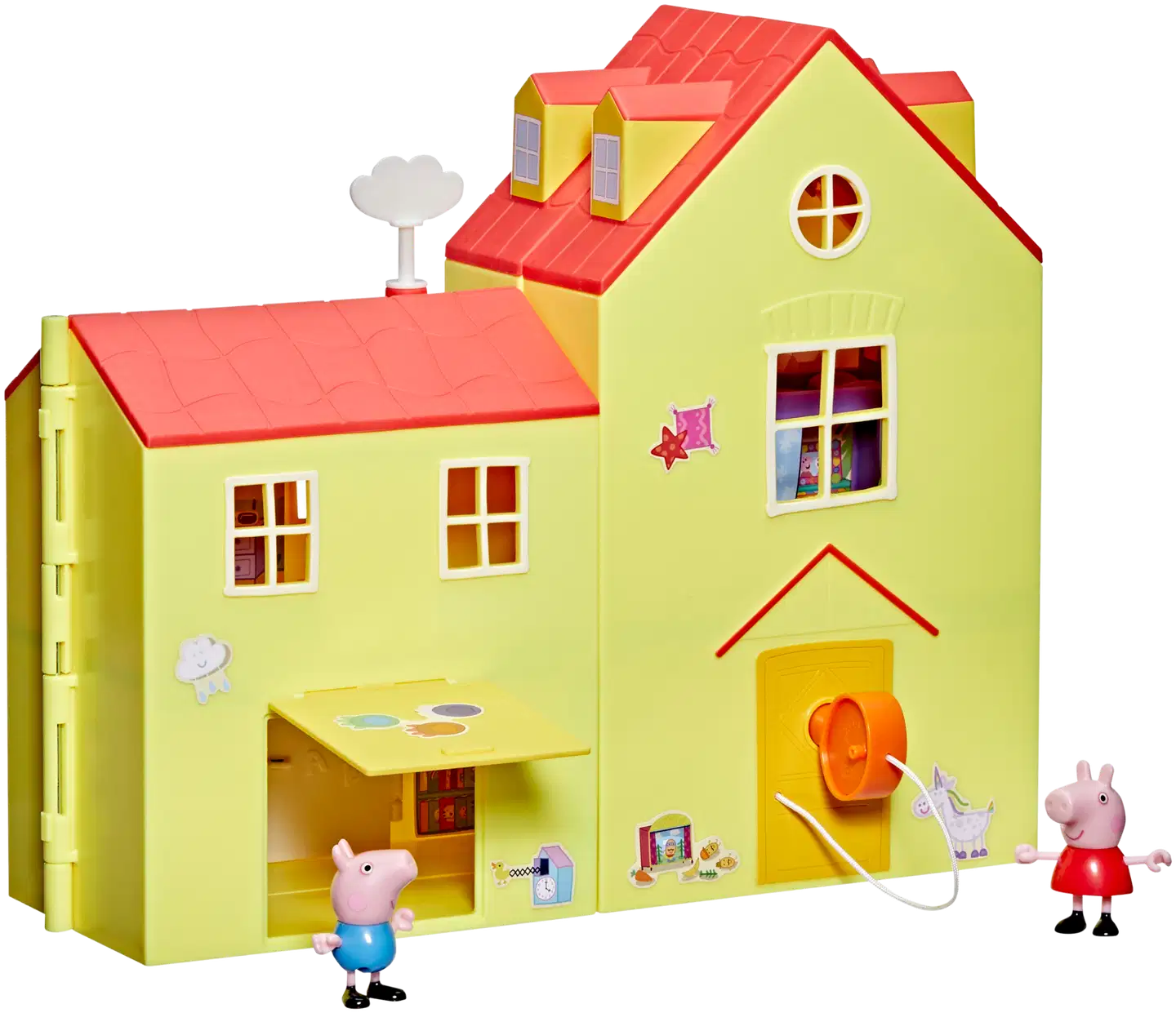 Peppa Pig leikkisetti Pipsan iso avattava talo - 4