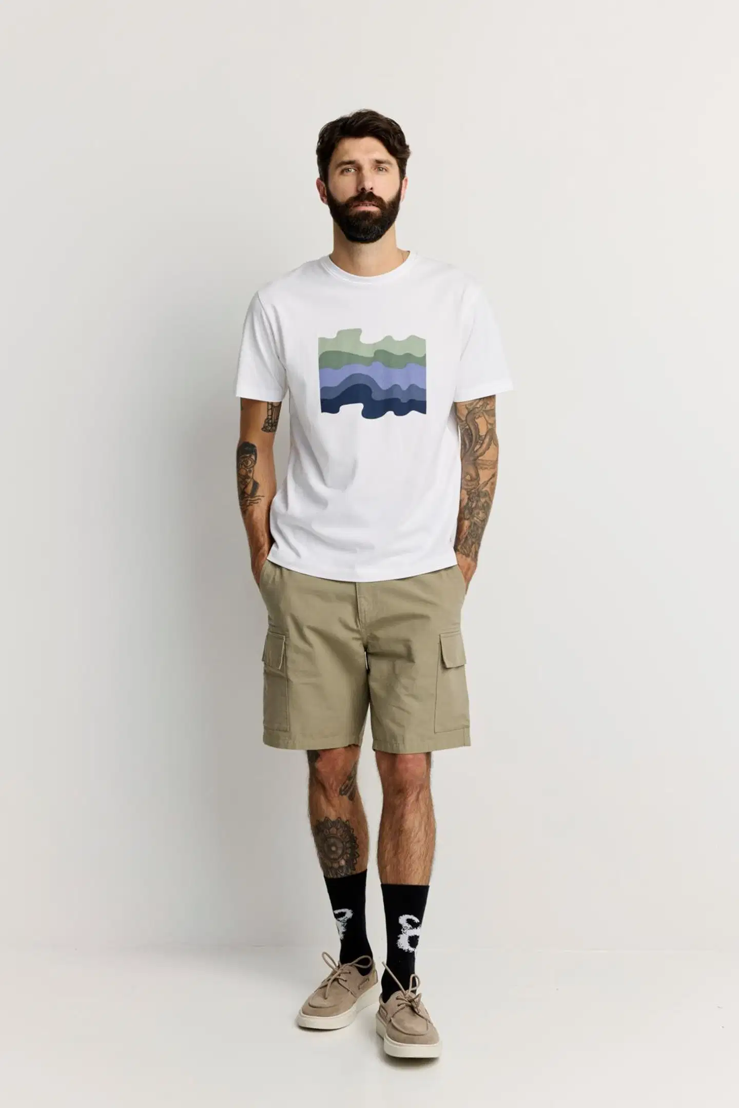 Finlayson miesten T-paita Aalto - WHITE - 3