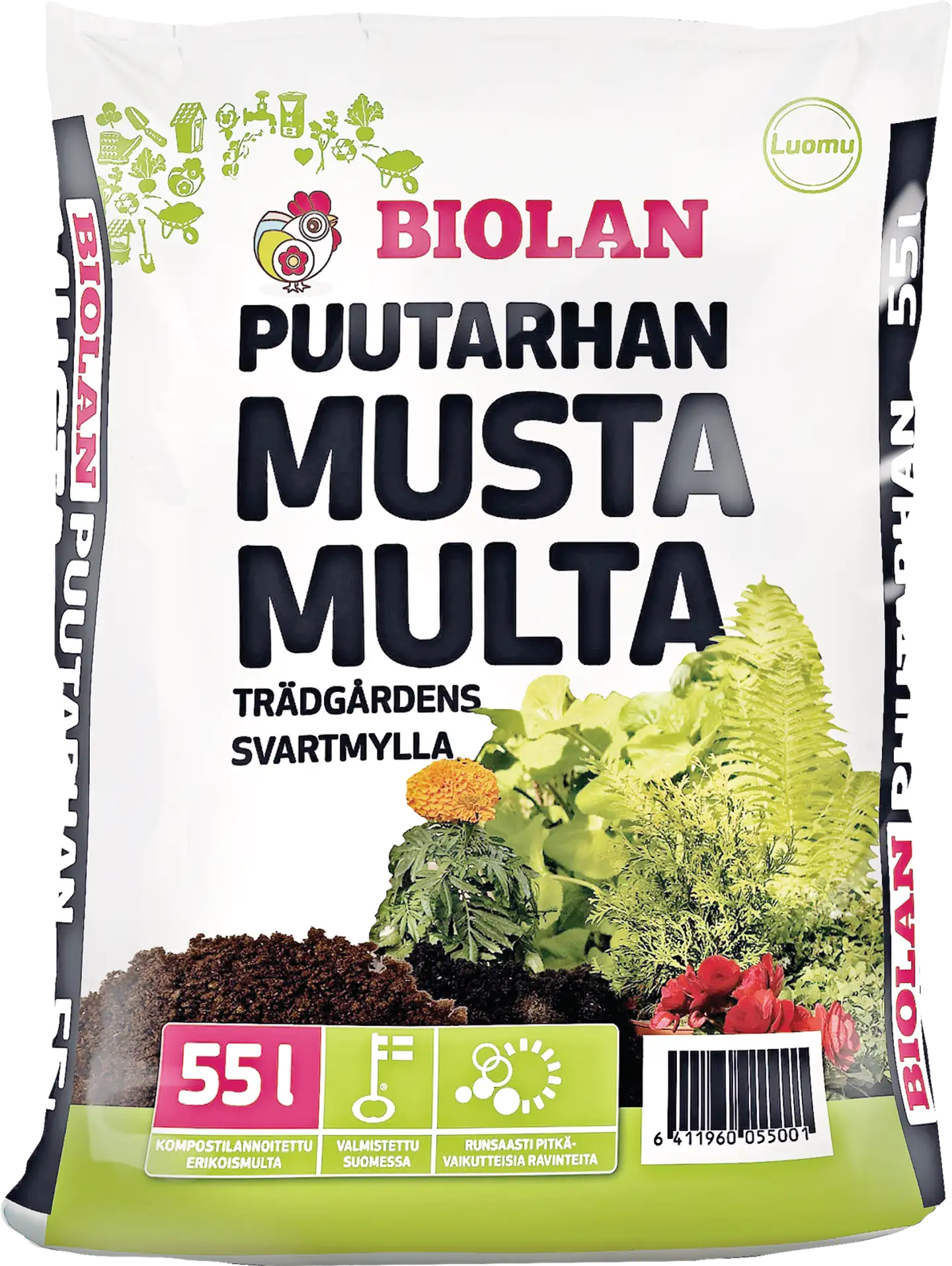 Puutarhan Musta Multa 55 l - 1