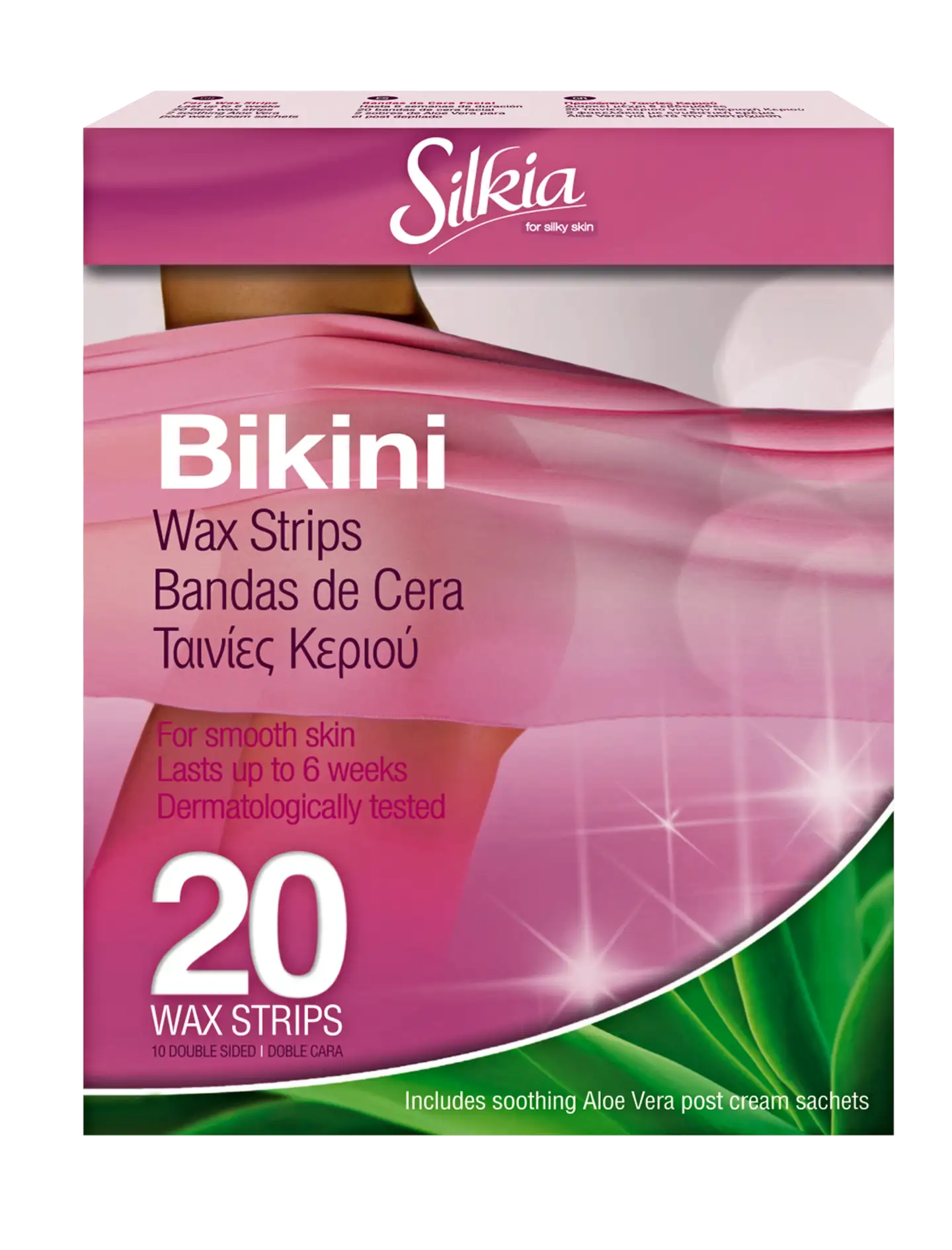 Silkia Bikini 20kpl kylmävahaliuska intiimialueelle