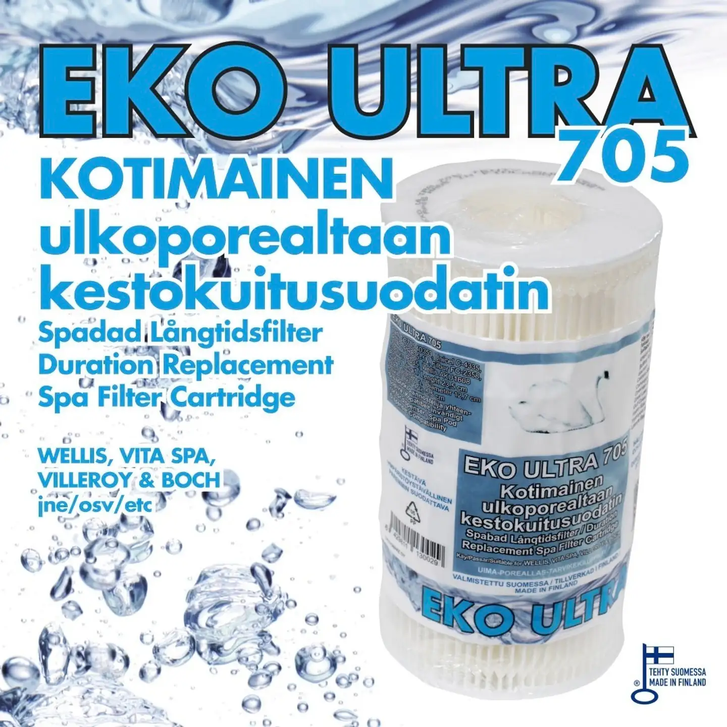 EKO ULTRA 705 ulkoporealtaan kestokuitusuodatin - 4