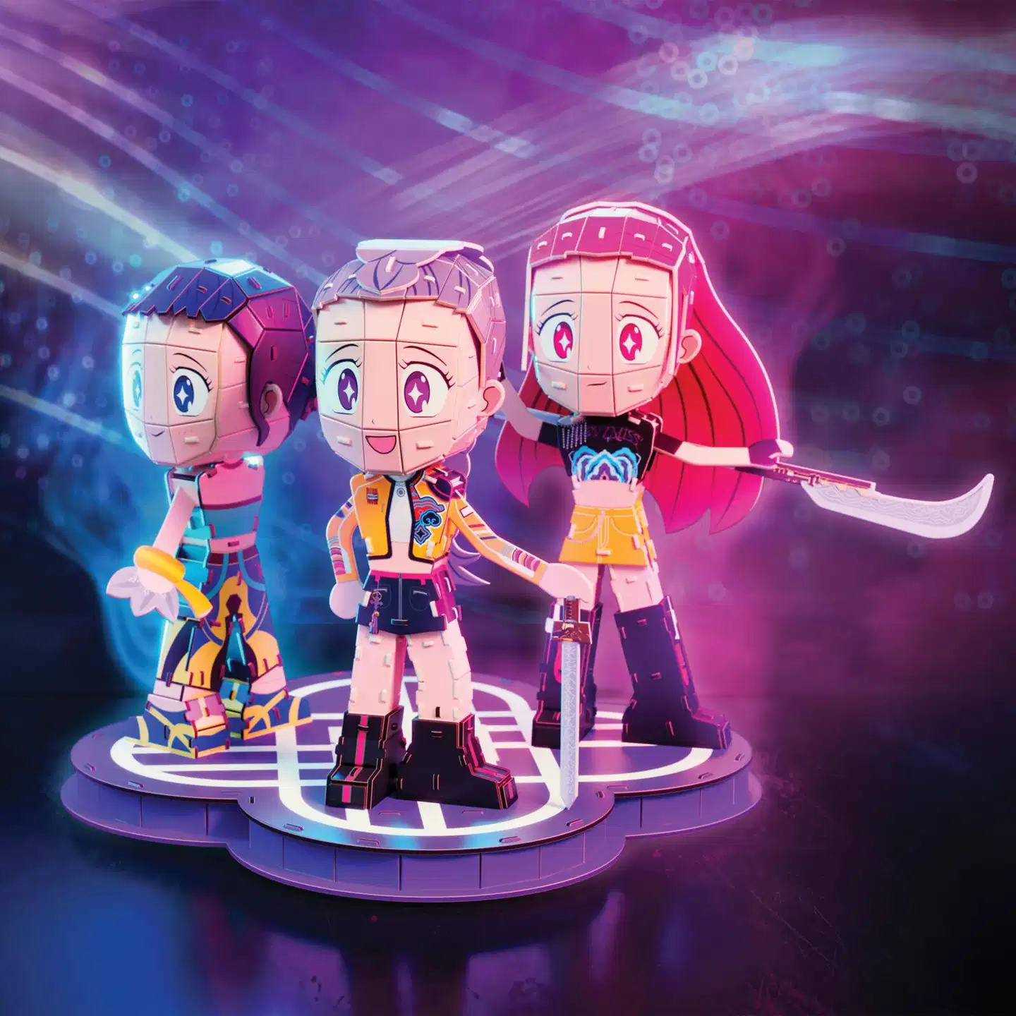KPDH 4D Palapeli Huntrix Chibi Setti - 2