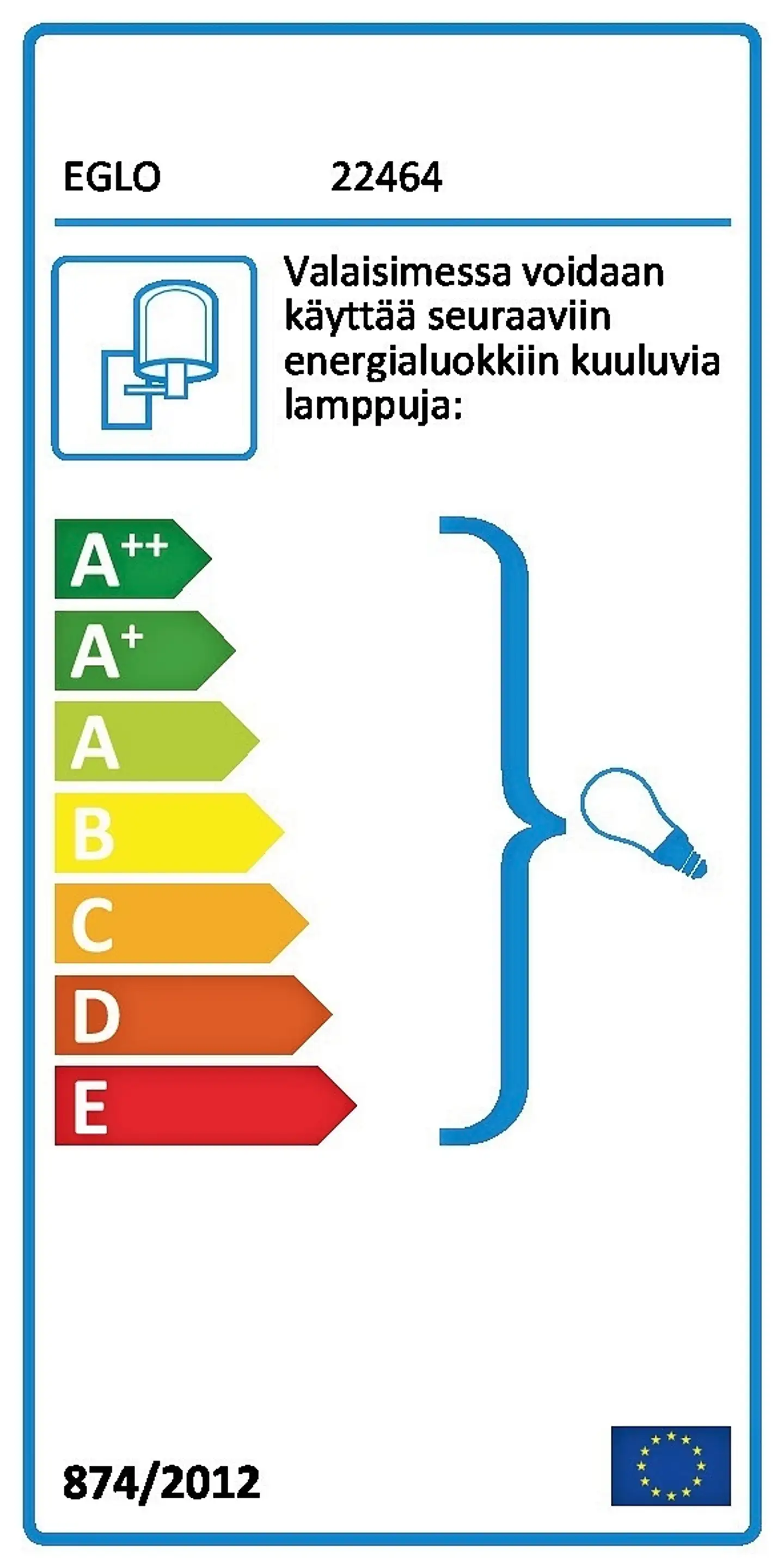 EGLO ulkoseinävalaisin Laterna valkoinen liiketunnistimella - 2