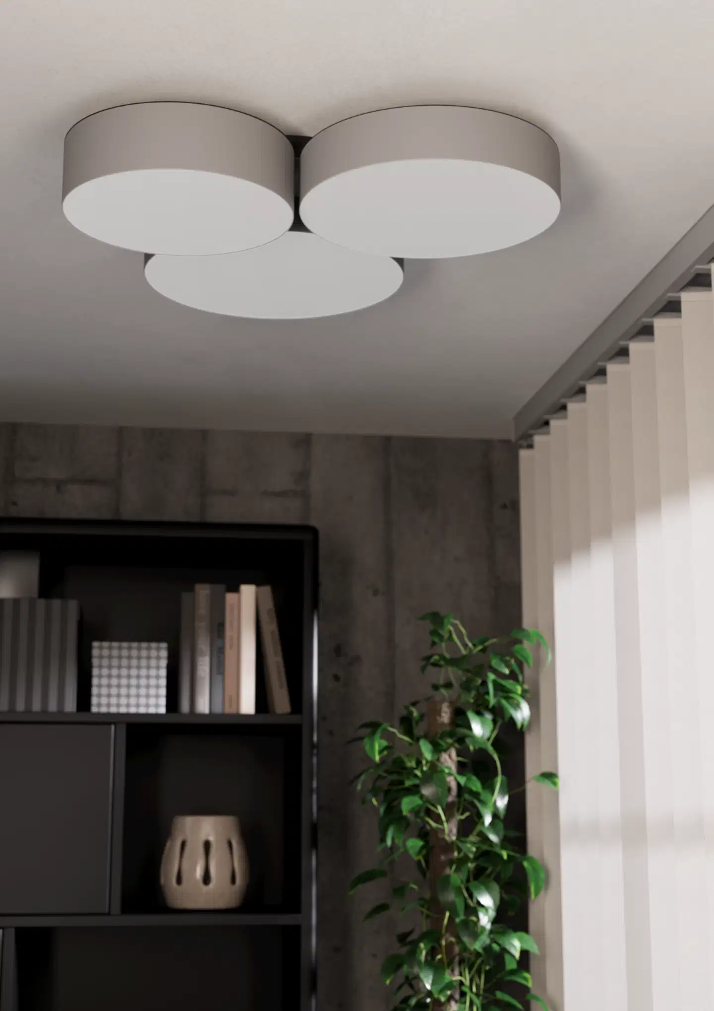 EGLO älykattovalaisin Barbano-Z LED 3X7,5W harmaa/valk - 11