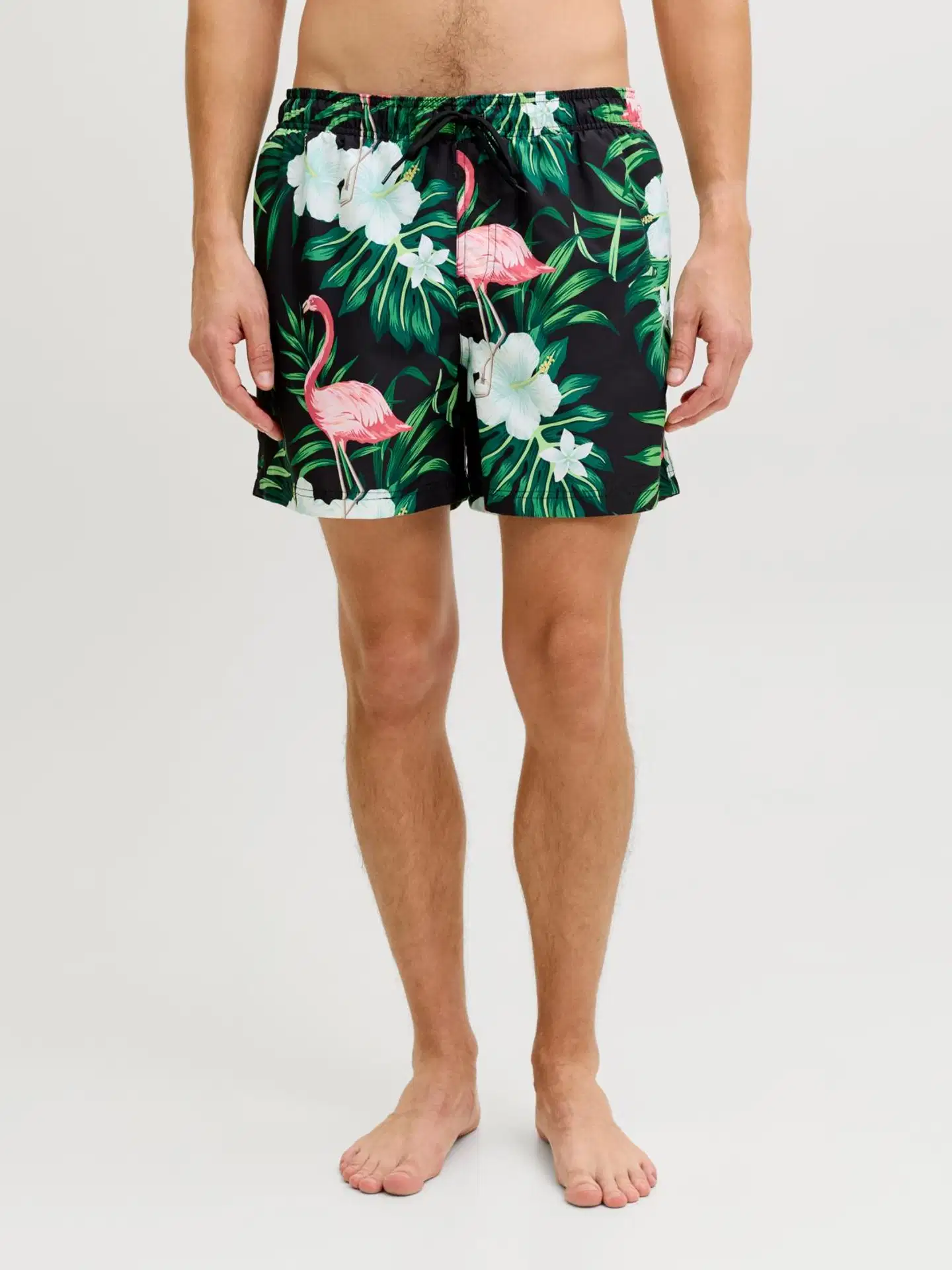 JJ REBEL miesten uimashortsit Jrebhawaii - BLACK - 3