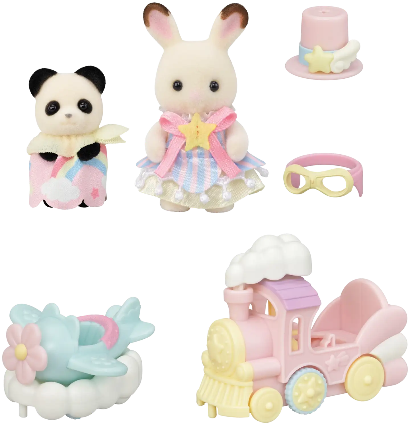 Sylvanian Families Huvipuiston juna- ja lentokone - 3