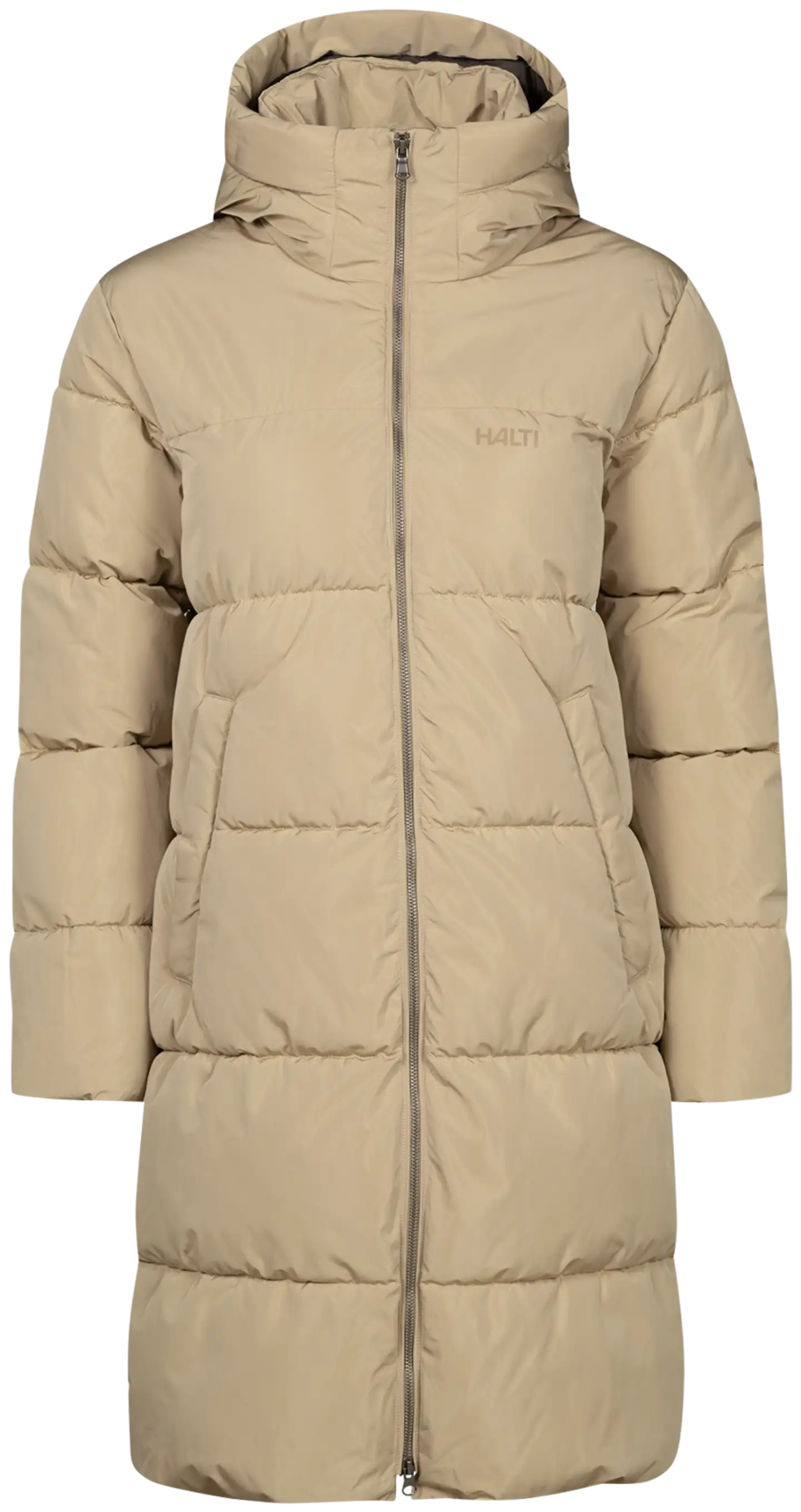 Halti naisten talviparkatakki Sammal W insulated - Lemon Pepper Beige - 1