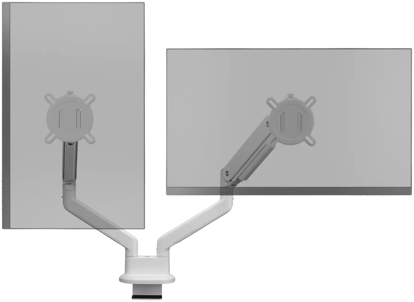 One For All DM4220 Monitorivarsi kahdelle monitorille, valkoinen - 8