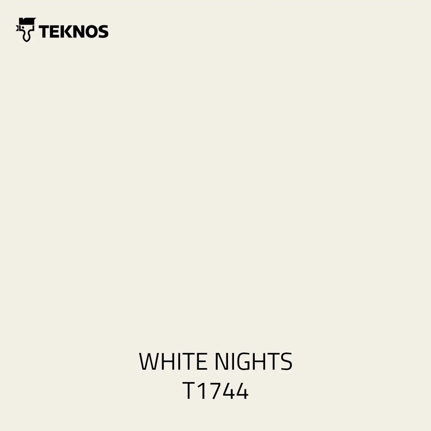 Teknos Colour sample White nights T1744 - 2