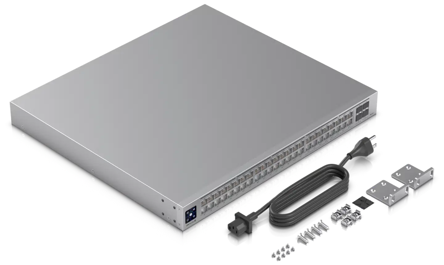 Ubiquiti 48-porttinen multi-gigabit PoE++ -kytkin Layer 3 -ominaisuuksilla USW-PRO-MAX-48-POE - 7