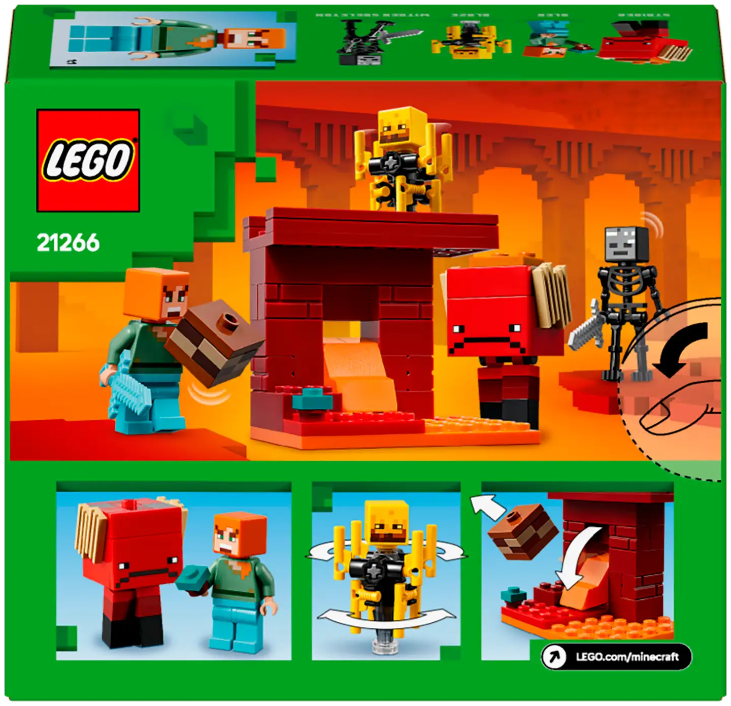 LEGO® Minecraft 21266 Hornan laavataistelu - 3