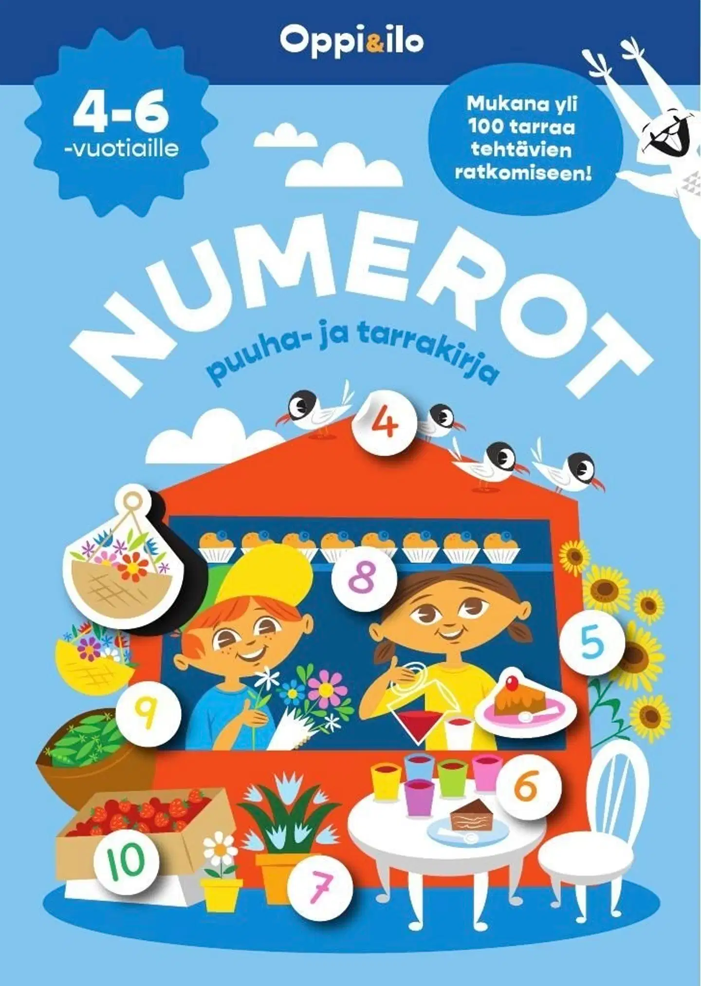 Wirtanen, NUMEROT puuha- ja tarrakirja 4-6 v