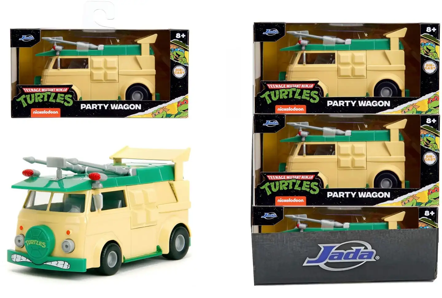 Jada Turtles Party Wagon, die-cast, 11,5 cm, 1:32, die-cast - 1
