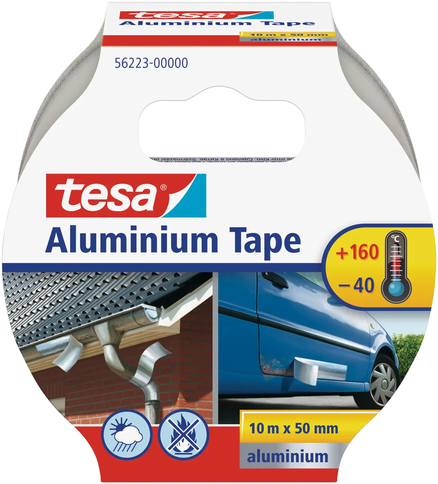 Tesa alumiiniteippi 10m x 50mm