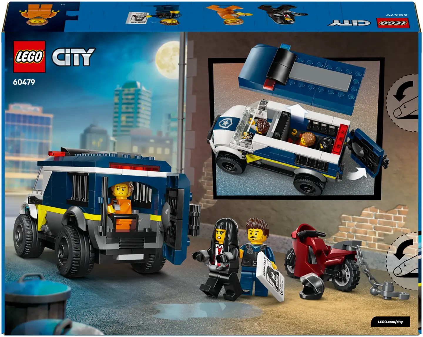 LEGO® City Police 60479 Poliisin vankienkuljetusauto - 8