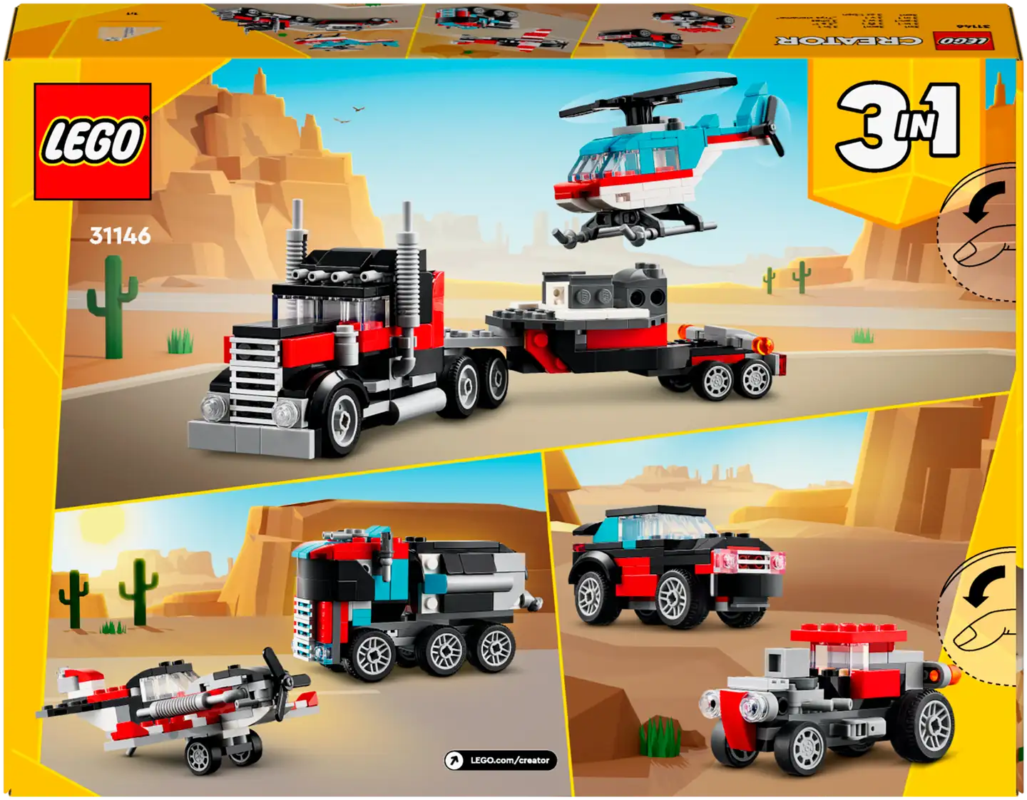 LEGO® Creator 31146 Lava-auto ja helikopteri - 3