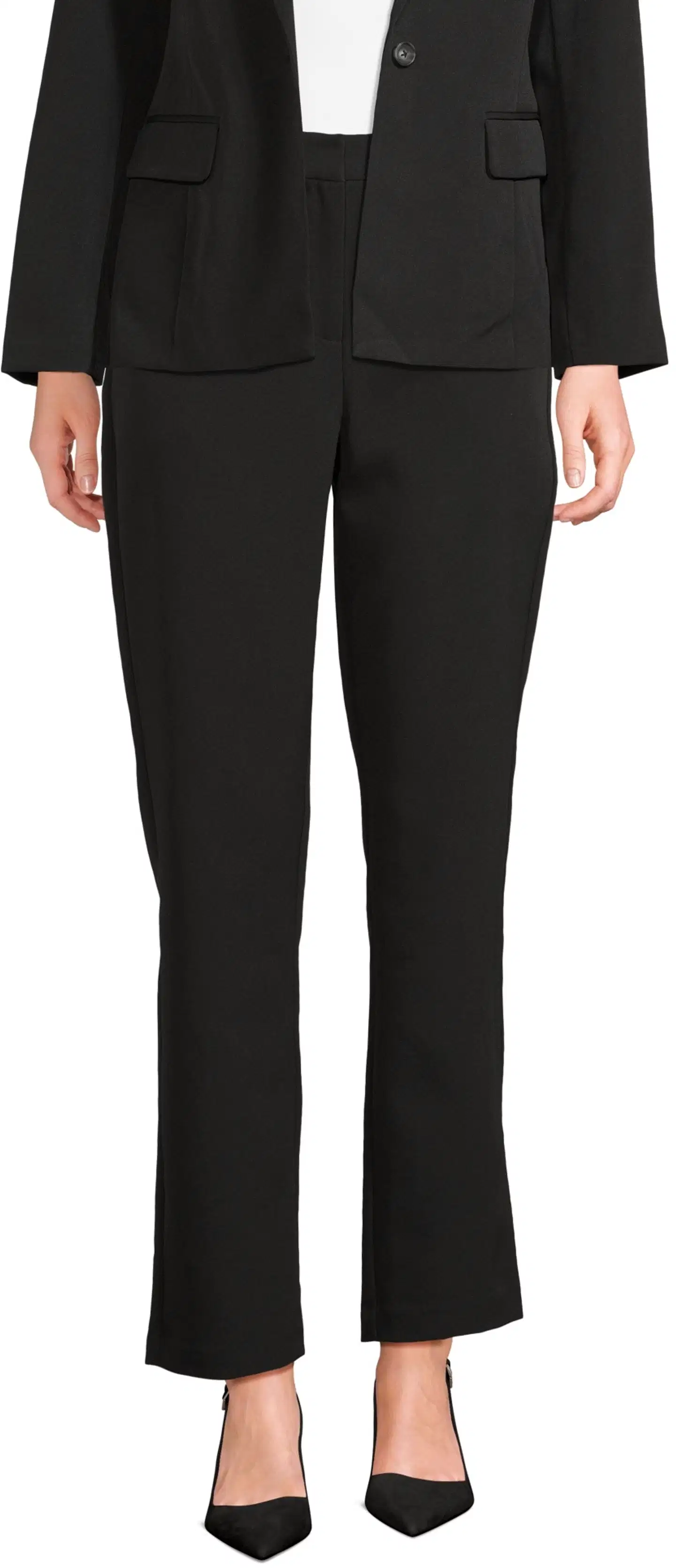 London Fog naisten housut 222L26N003 - black - 1