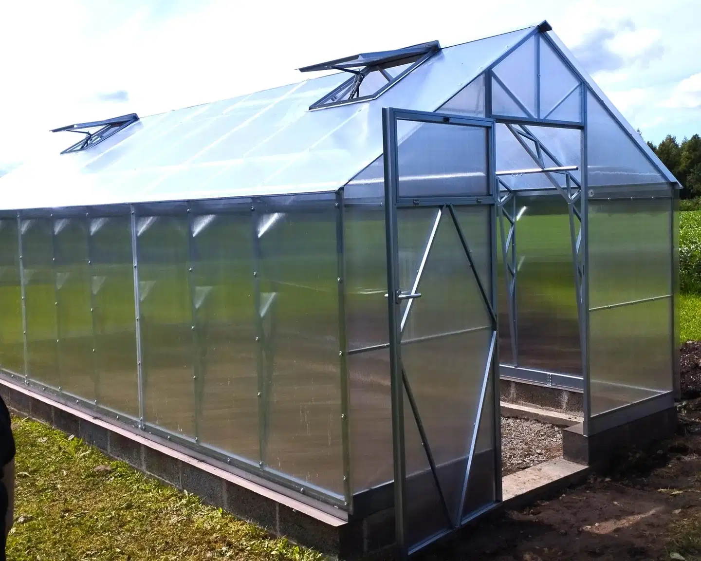 Ecoslider kasvihuone 3.0 X 10.47 - 6