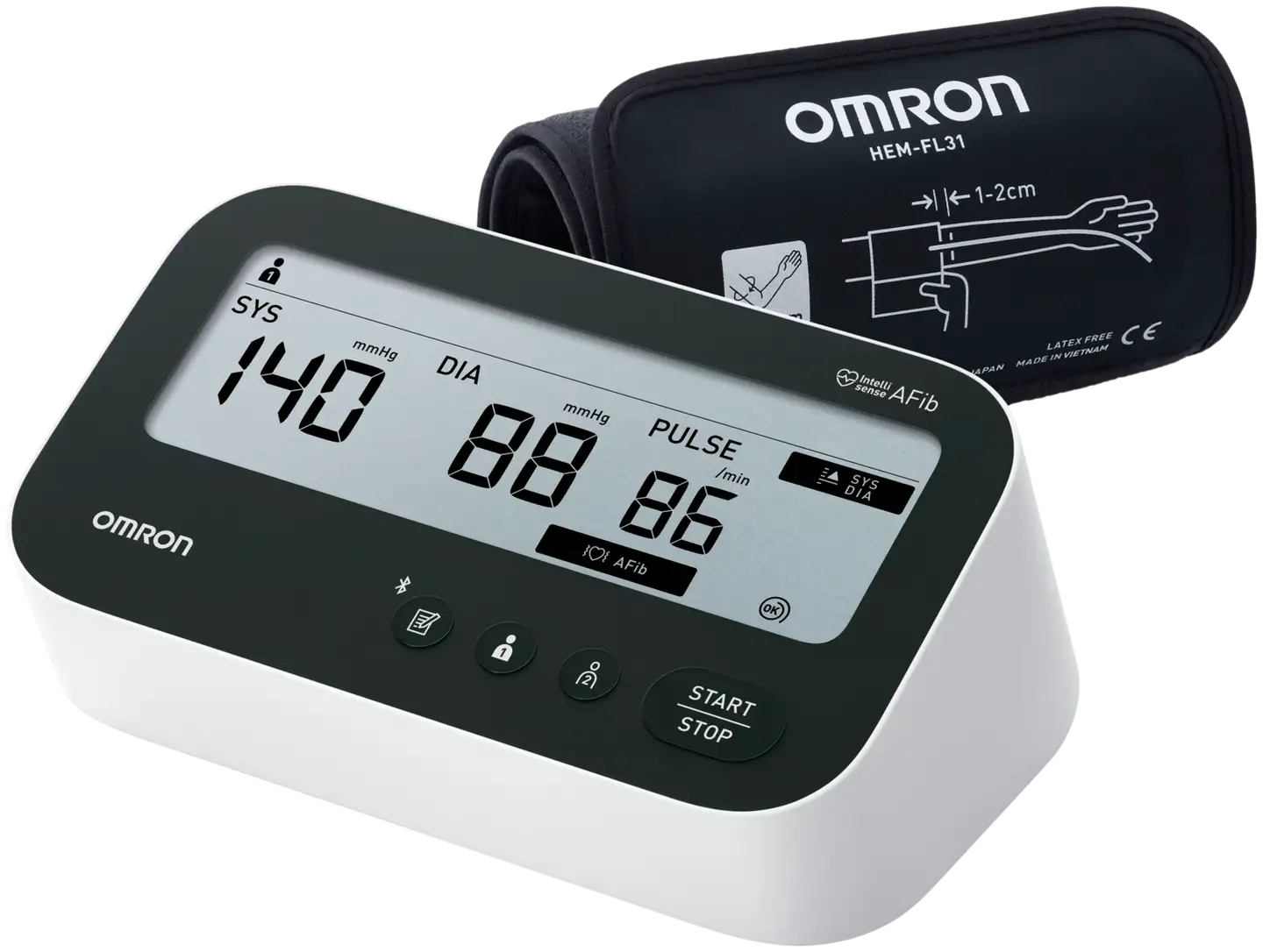 Omron verenpainemittari M4 Connect Afib - 1