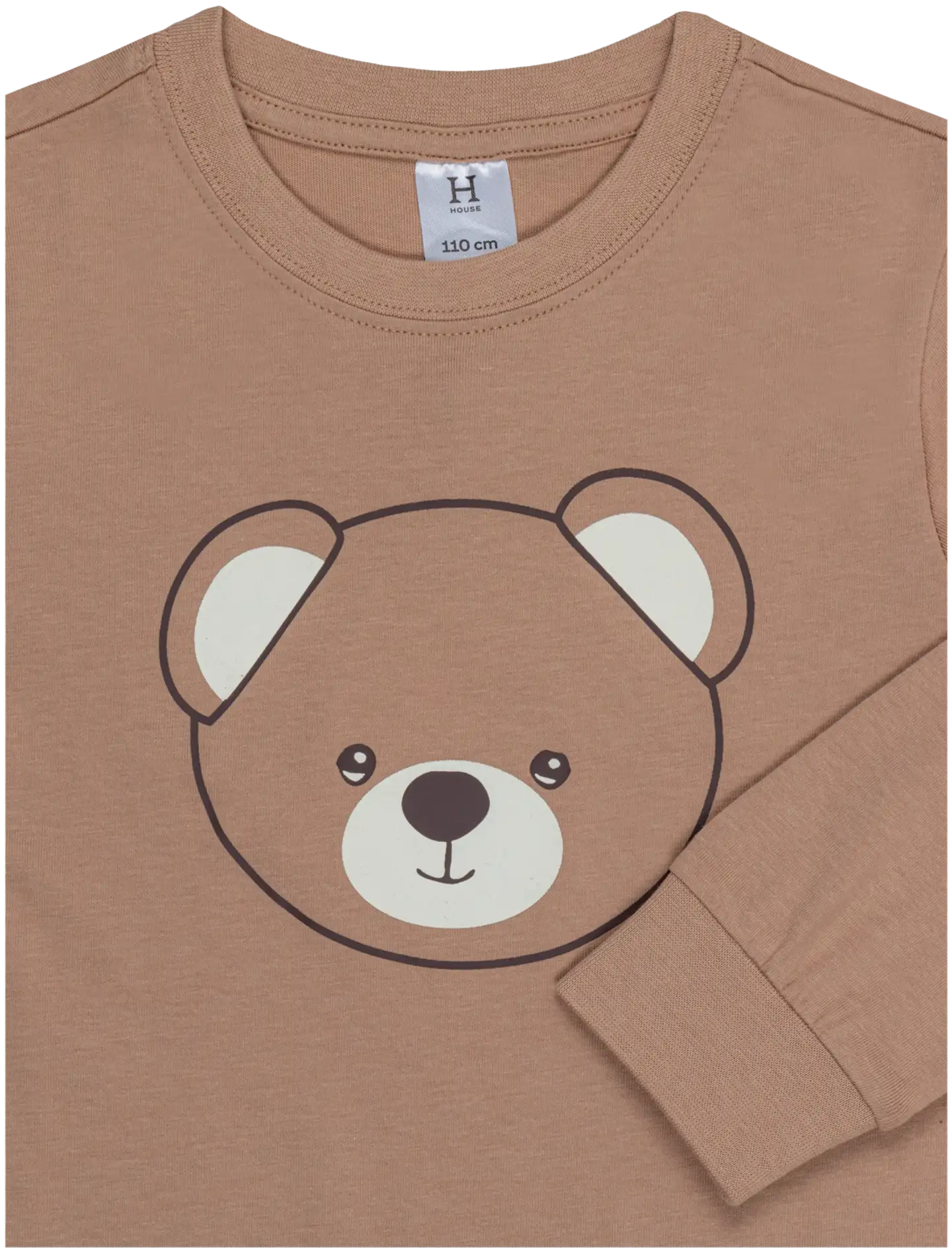 House lasten pyjama Nalle 232H032608 2-pack - Ruskea - 4