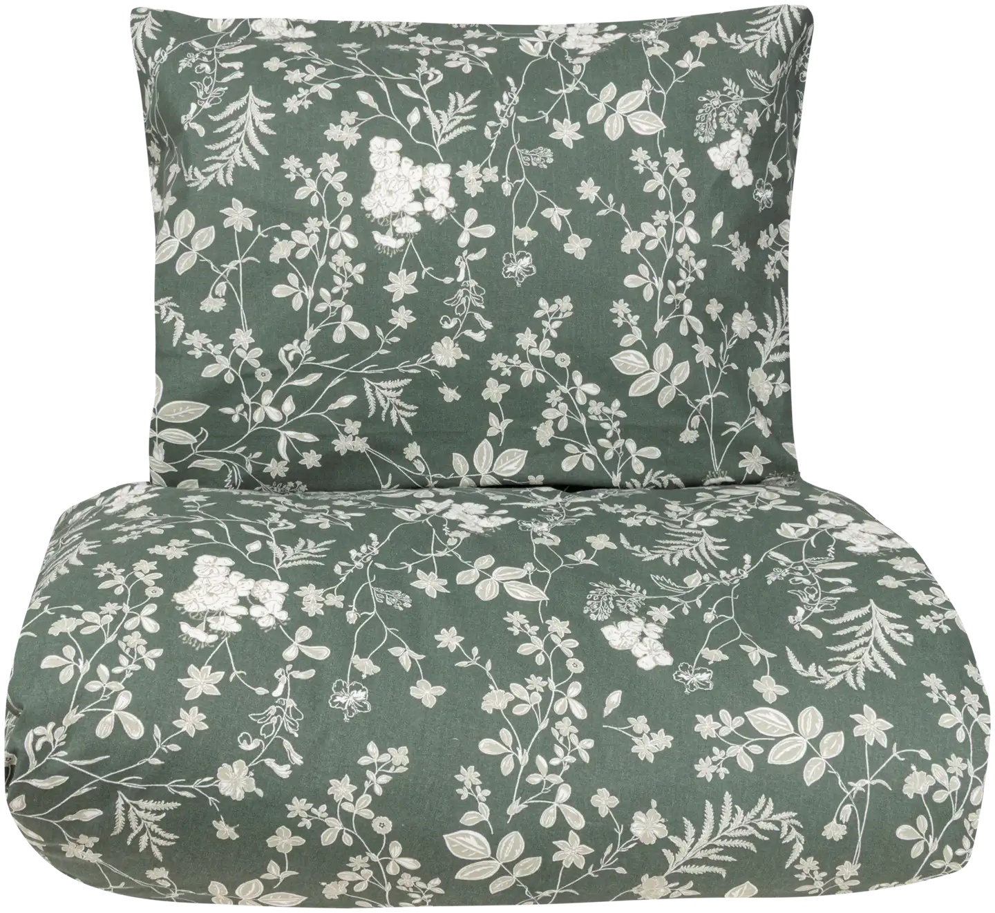 Xtra pussilakanasetti Tapovan 51493 150 x 210 + 55 x 65 cm vihreä - 1