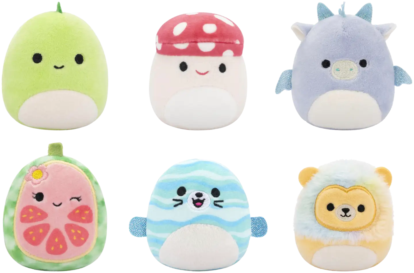 Squishmallows Micromallows hahmot 6 kpl - 1