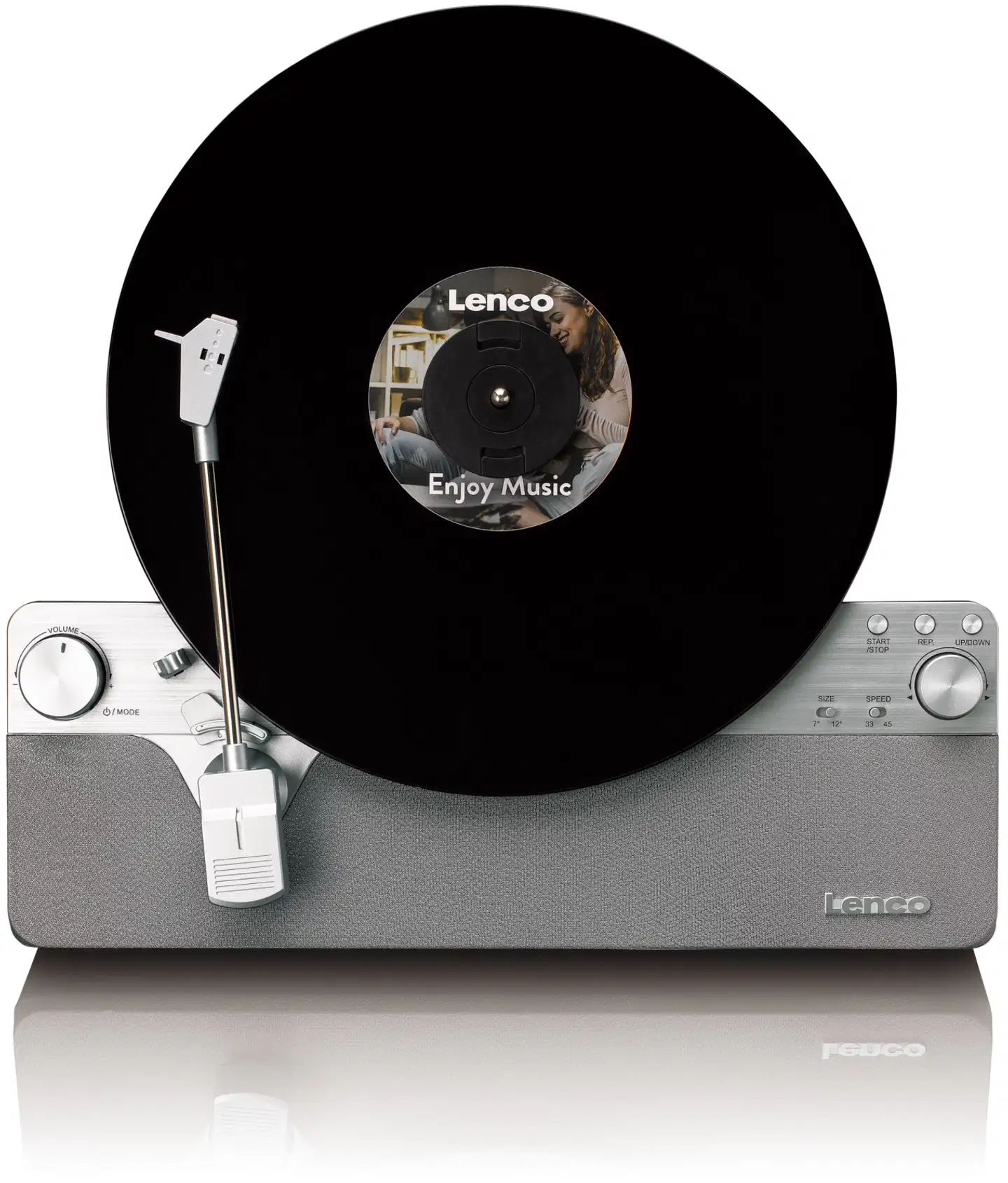 Lenco LSA-071SI täysin automaattinen pystylevysoitin hopea - 1