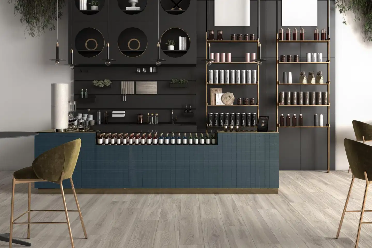 Seinälaatta Murano Deep blue 7,5 x 30 cm - 2