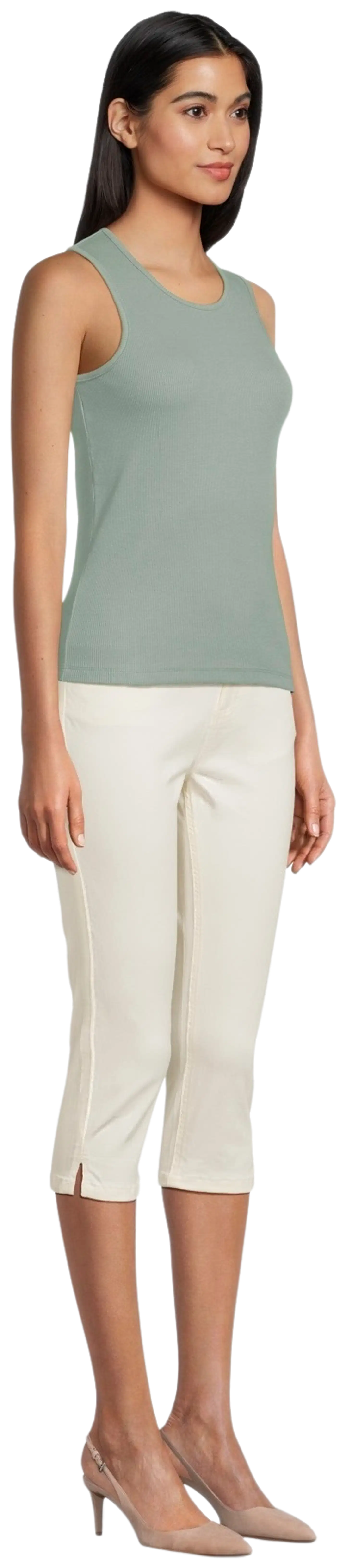 House naisten caprihousut Cora - Marshmallow - 4