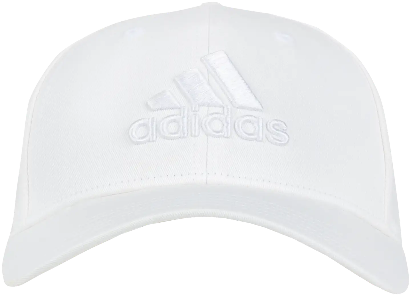 adidas unisex lippalakki Big Tonal Logo Baseball Cap - WHITE - 2