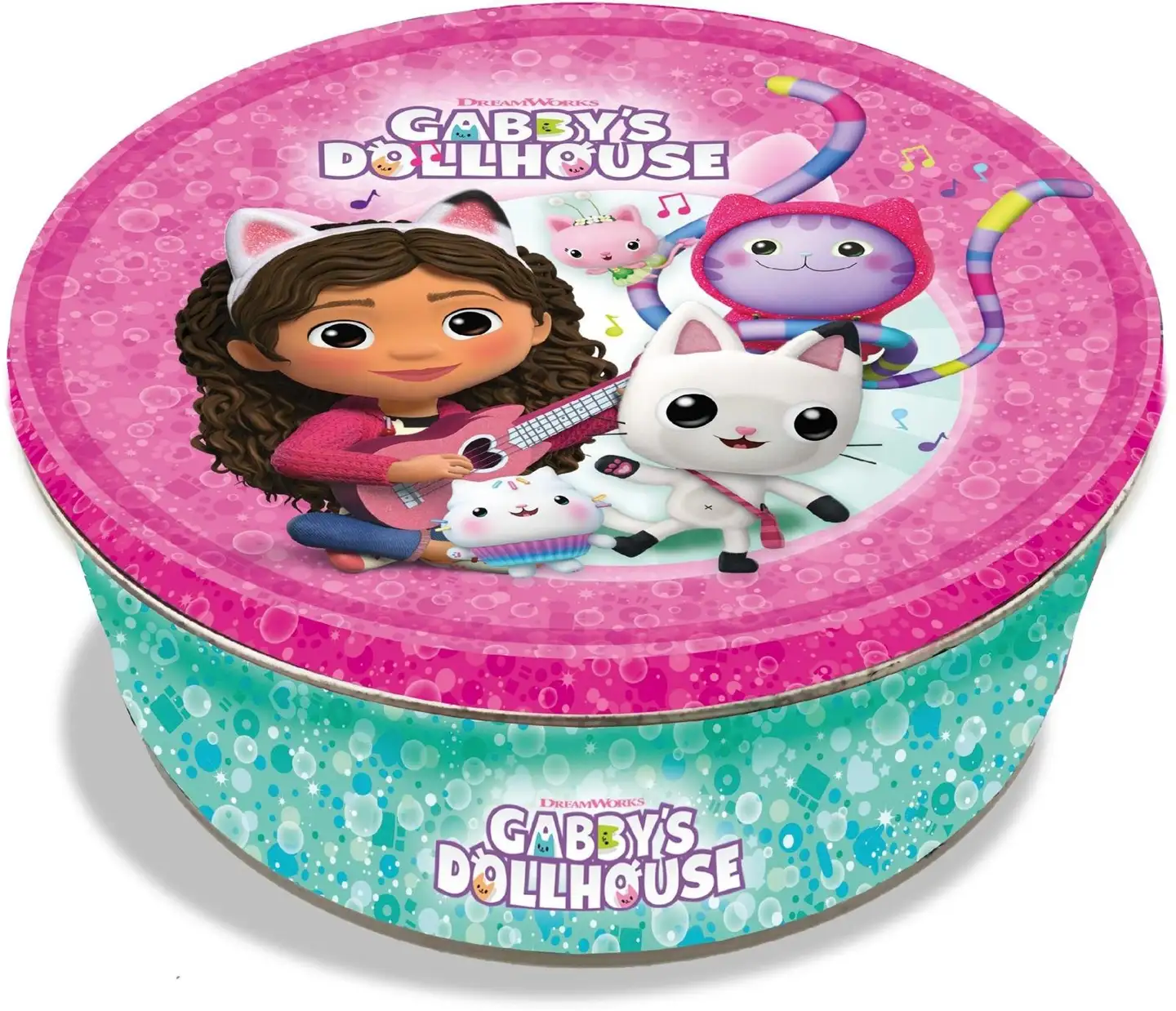 Gabby's Dollhouse - round tin keräilykortti