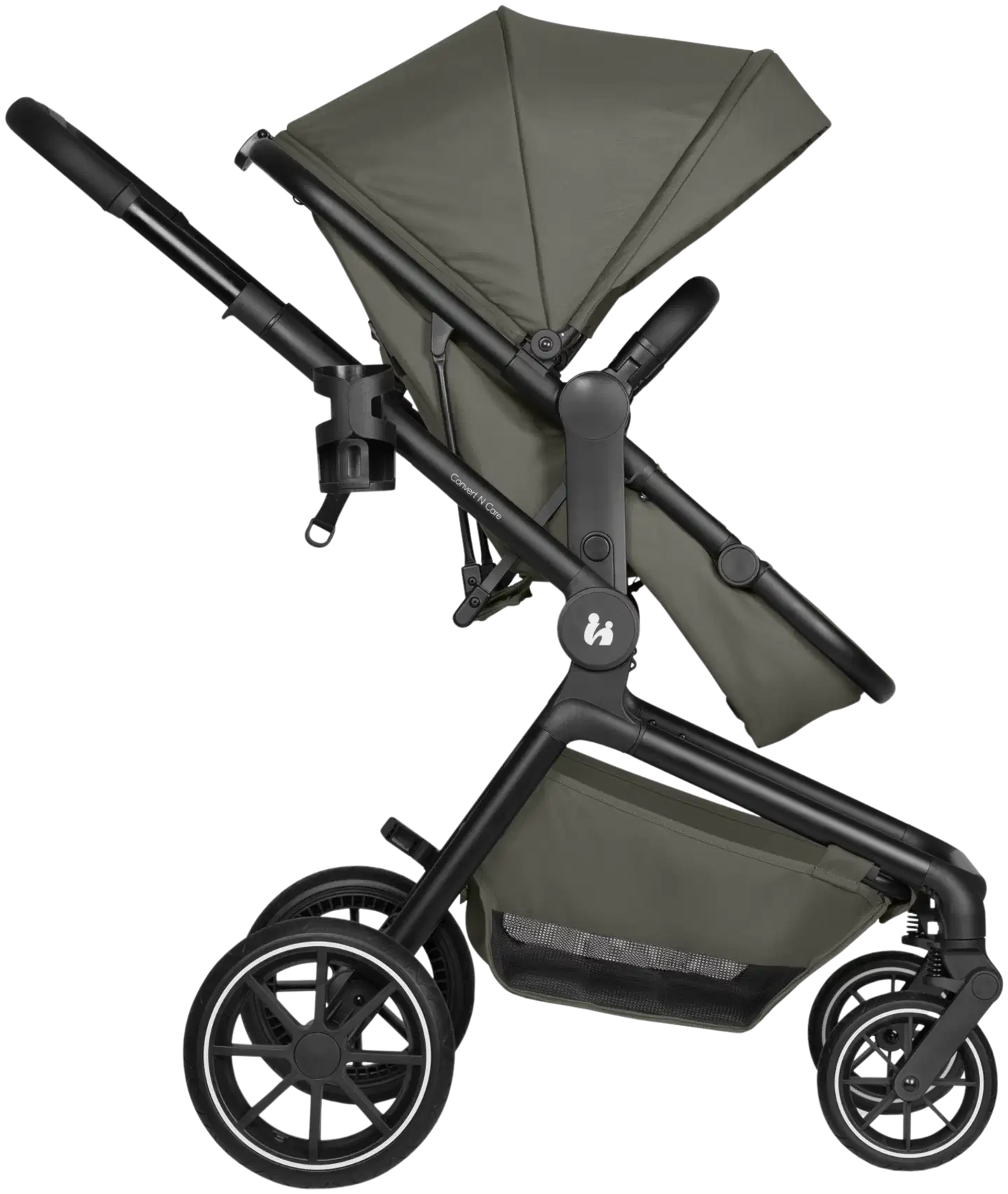 Hauck rattaat Convert N Care oliivi - 2